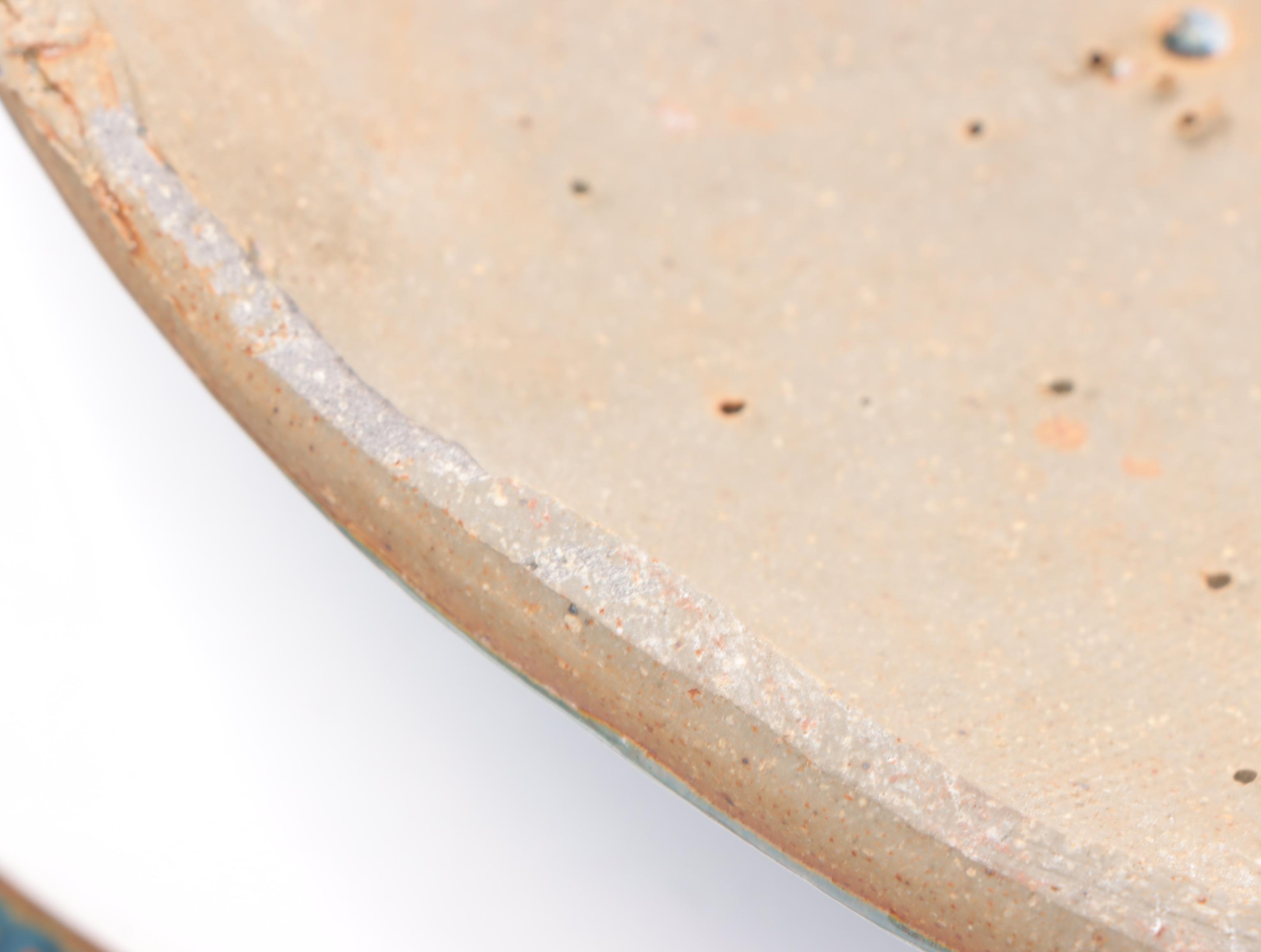 Signed Art Pottery Folk Art Sun, 2002