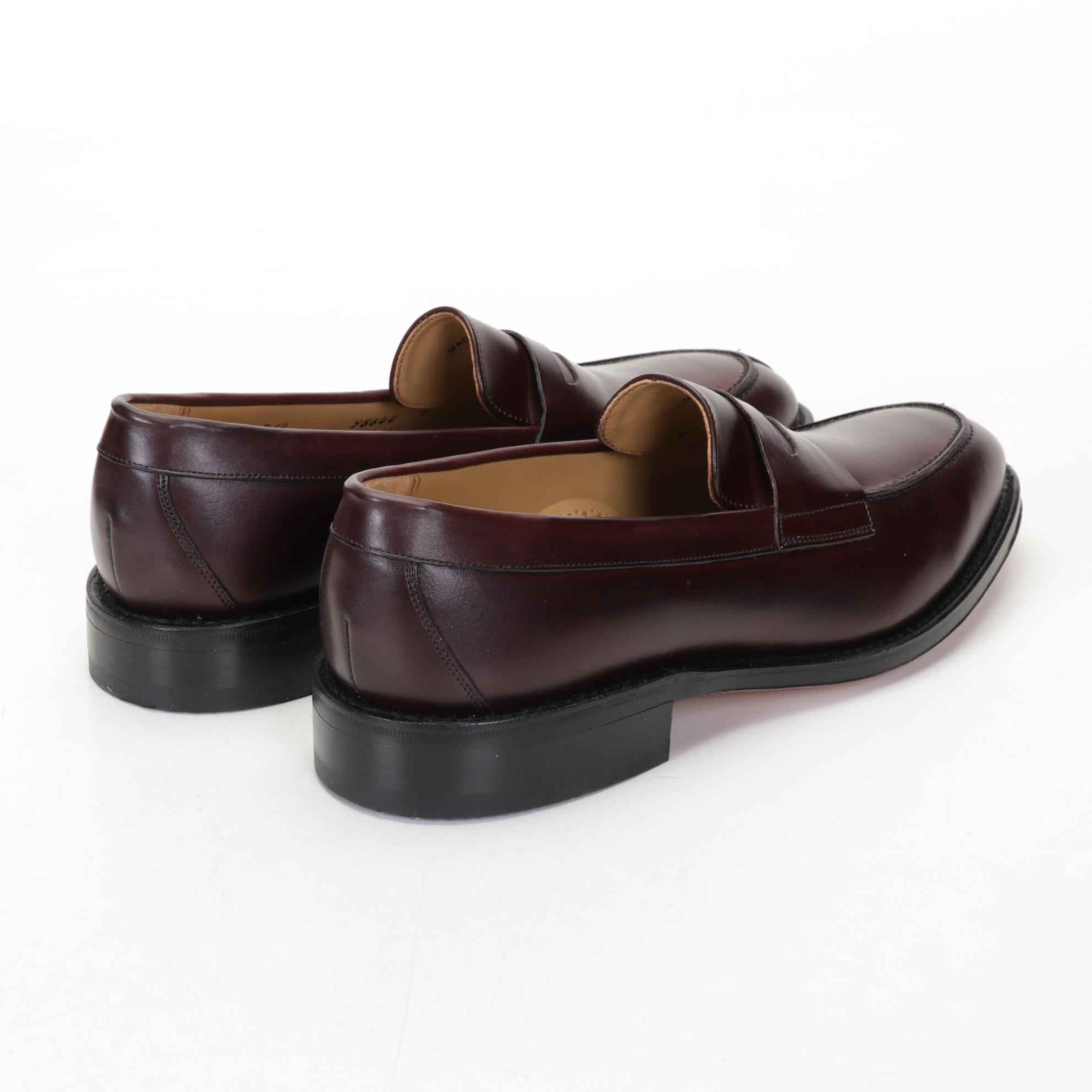 Five Pairs of Johnston and Murphy Men's Leather Shoes