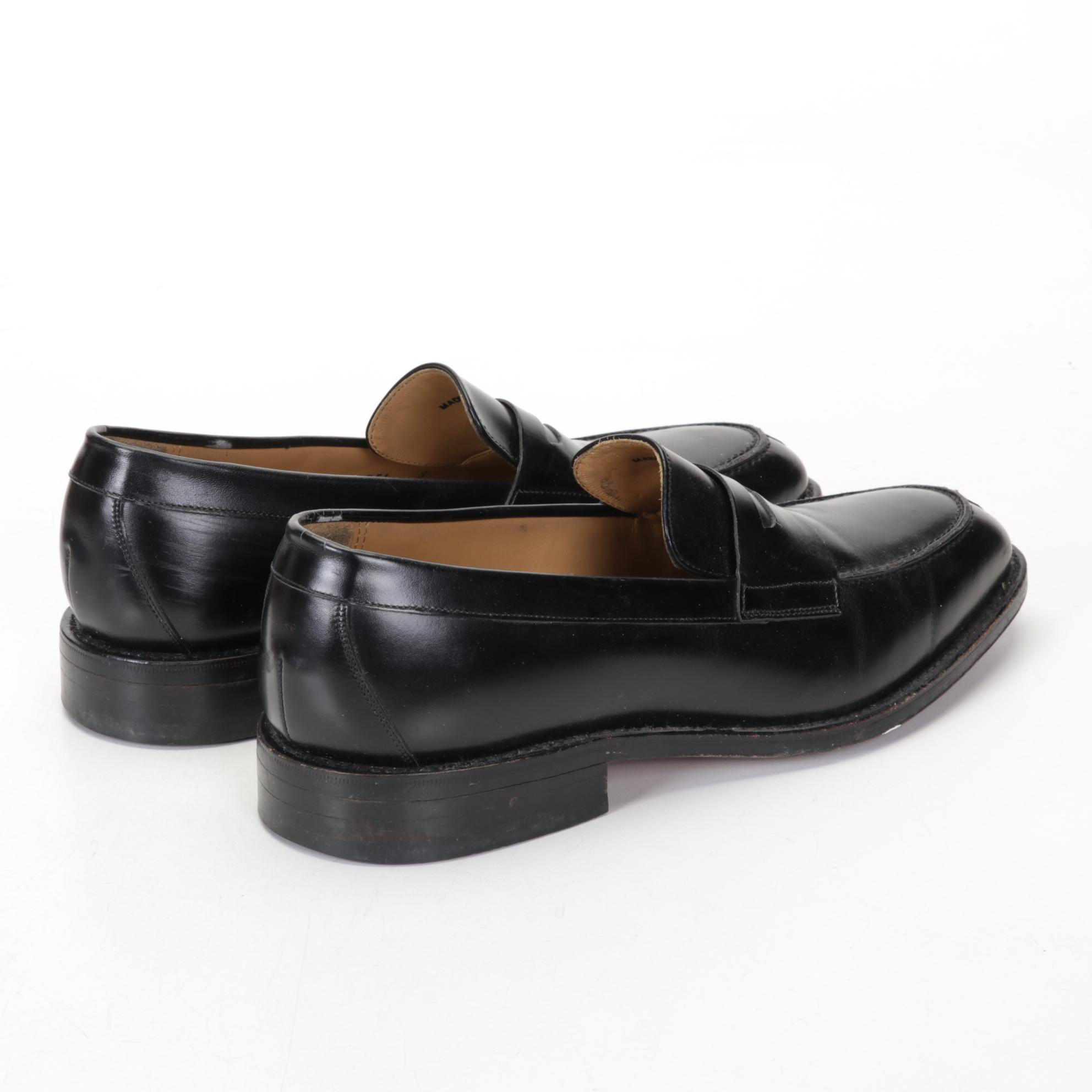 Five Pairs of Johnston and Murphy Men's Leather Shoes