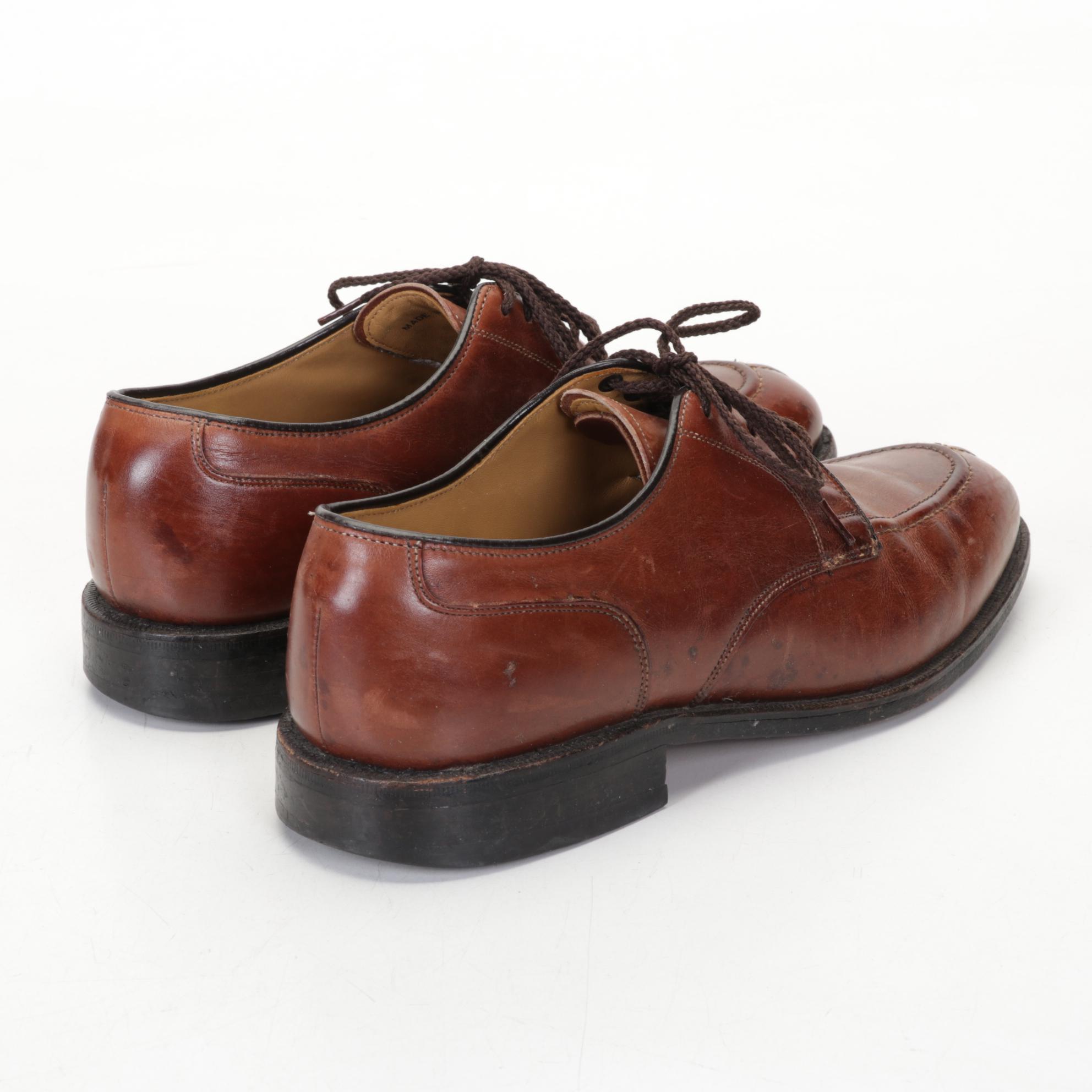 Five Pairs of Johnston and Murphy Men's Leather Shoes