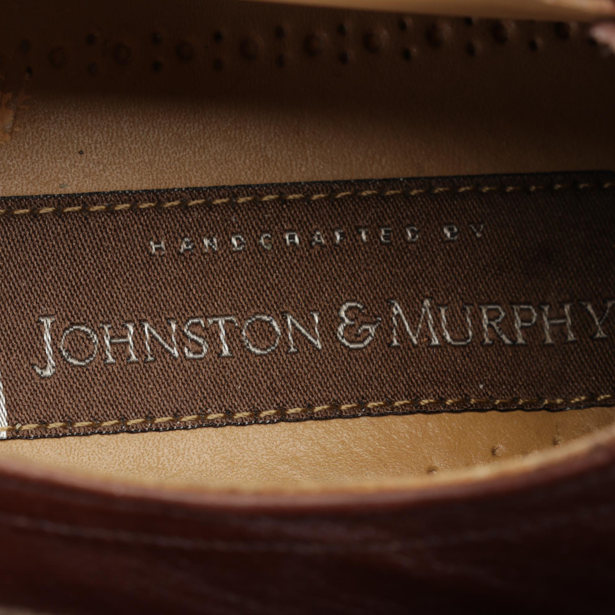 Five Pairs of Johnston and Murphy Men's Leather Shoes