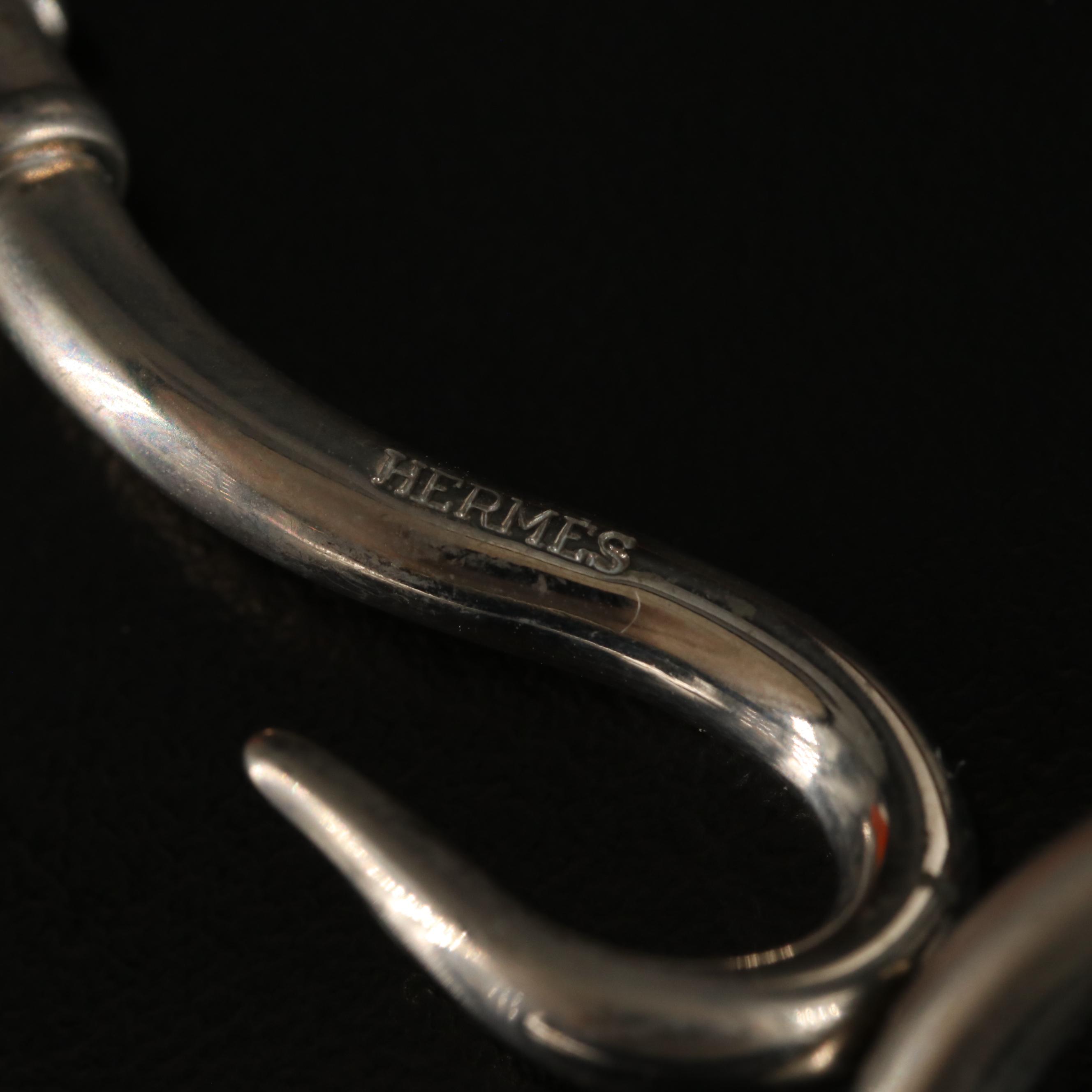 Hermès Brown Leather Rope Bracelet With Box