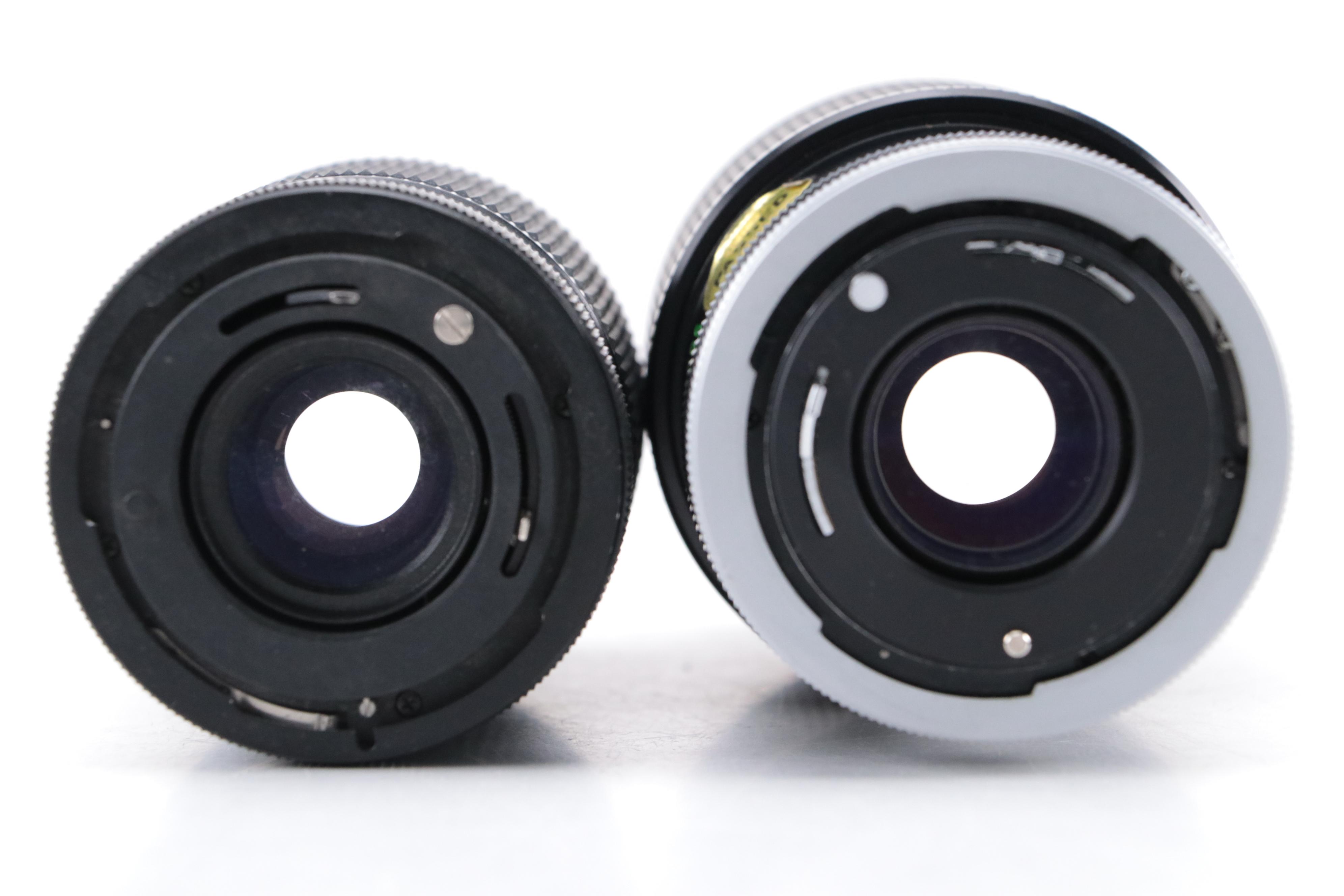 Vivitar Series 1 Macro Focus with Vivitar Zoom and Wide Angle Lenses