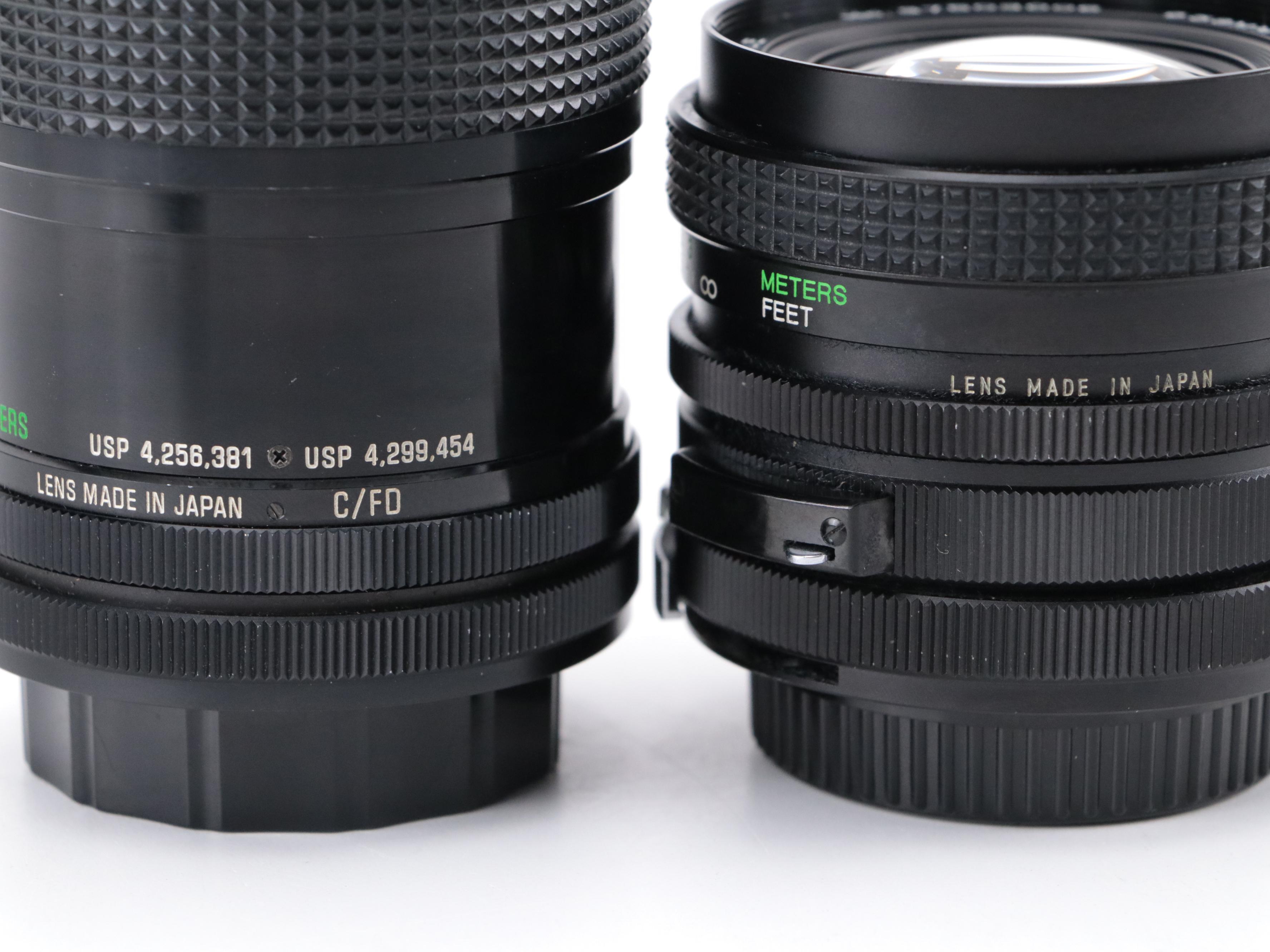 Vivitar Series 1 Macro Focus with Vivitar Zoom and Wide Angle Lenses