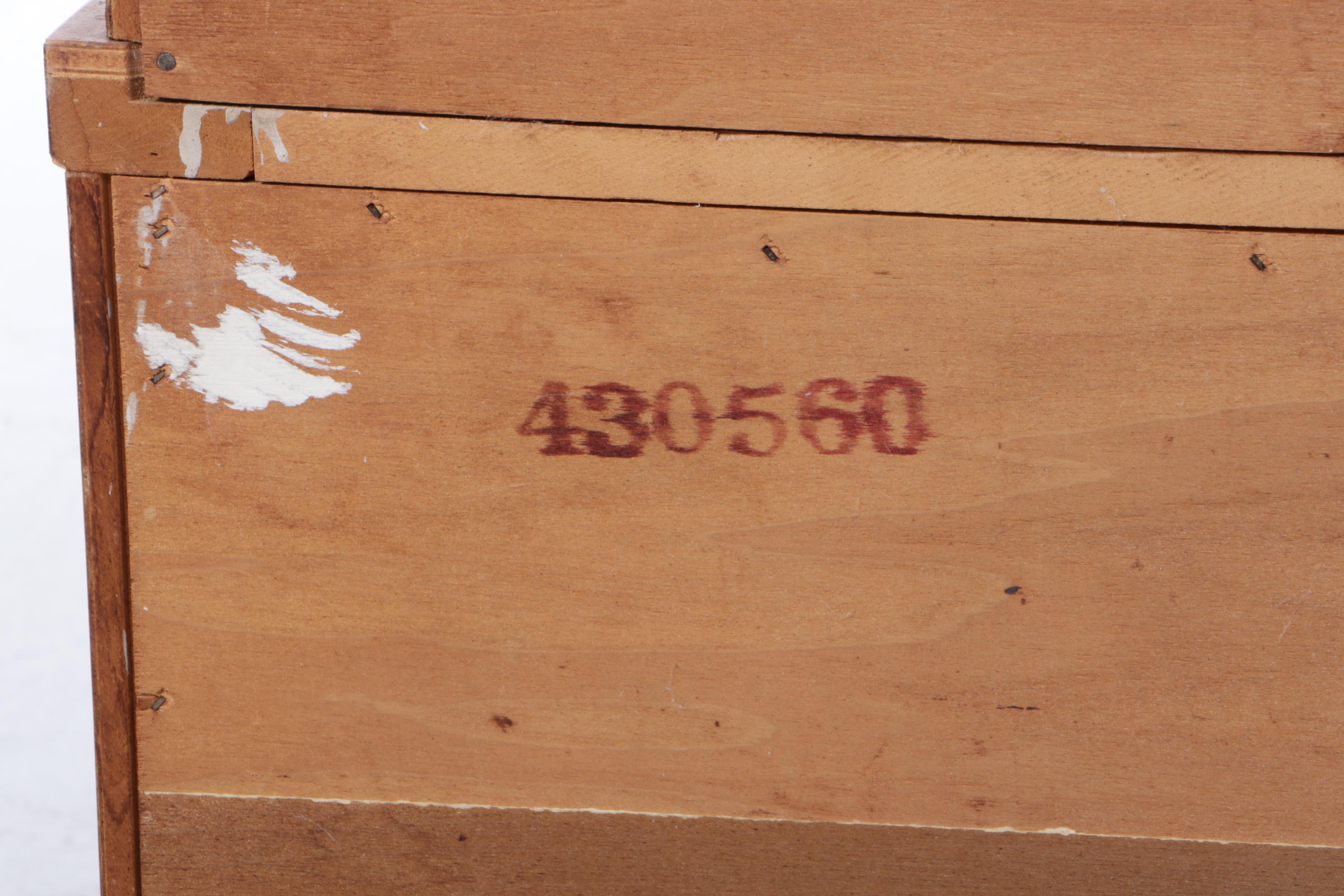 Stanley Furniture Mid Century Modern Walnut China Cabinet