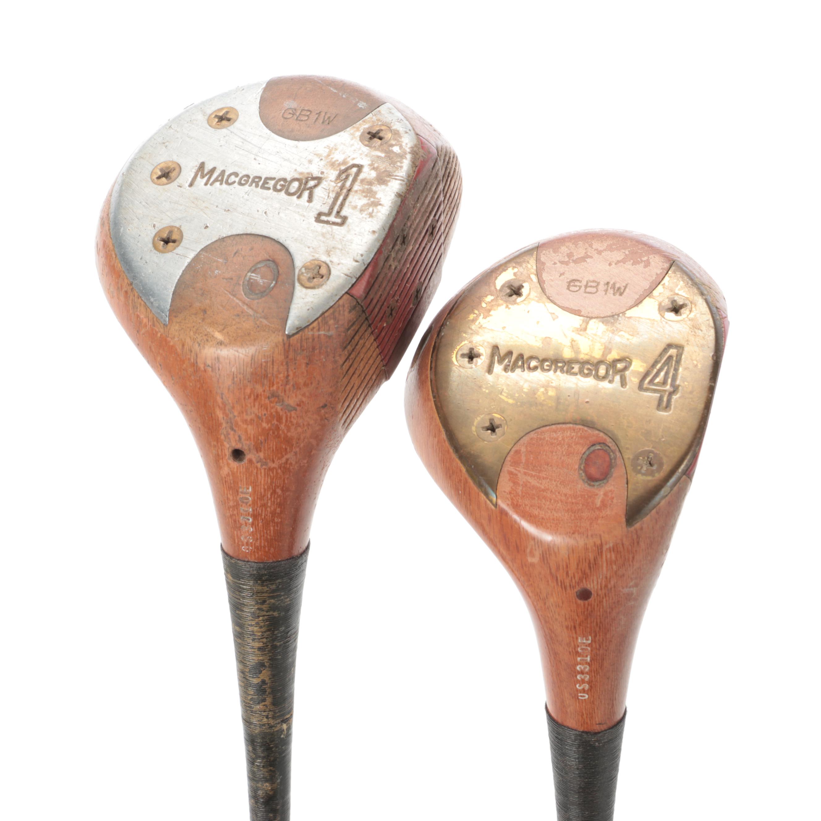 MacGregor Drivers and Irons with Wilson Golf Bag