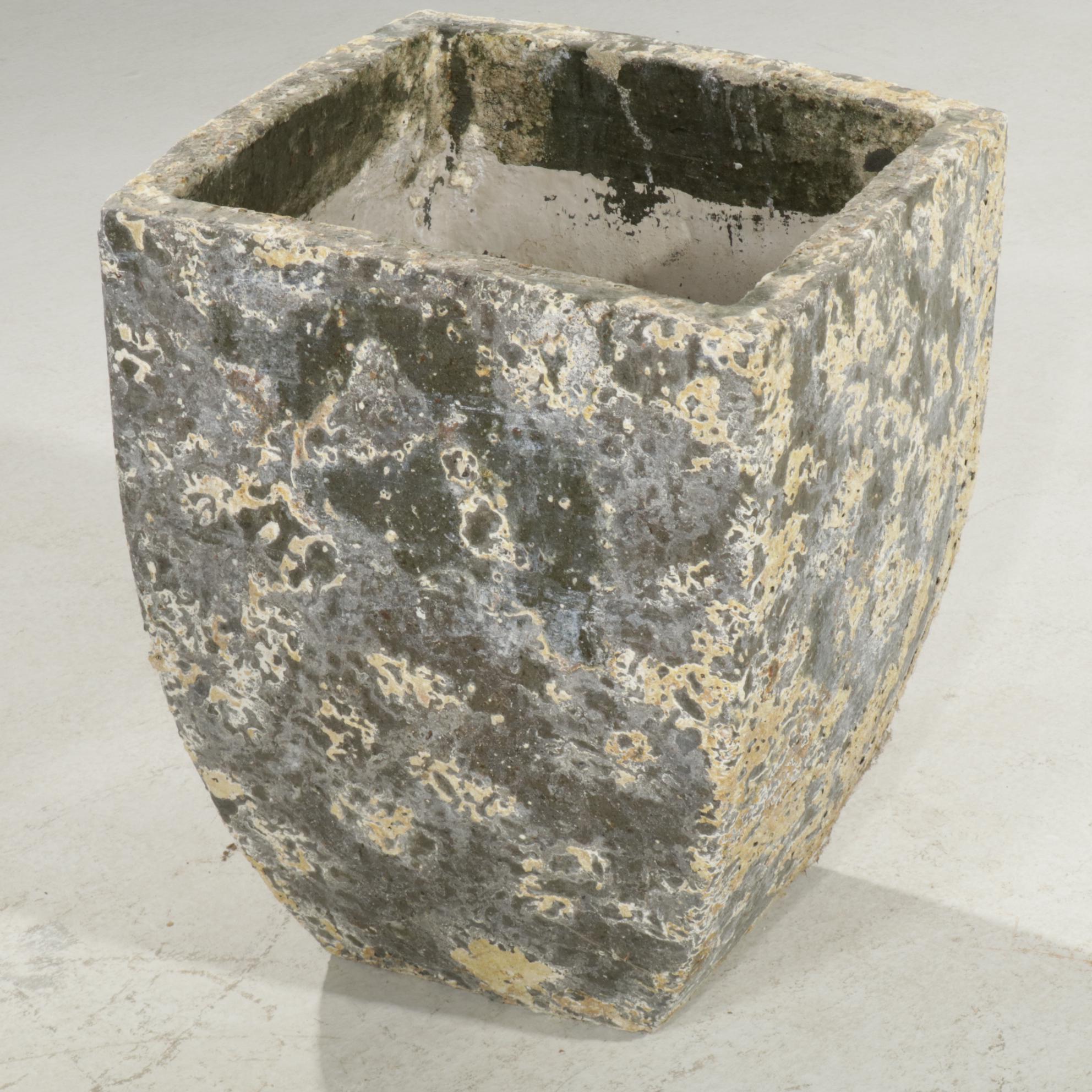 Contemporary Cast Concrete Garden Planters