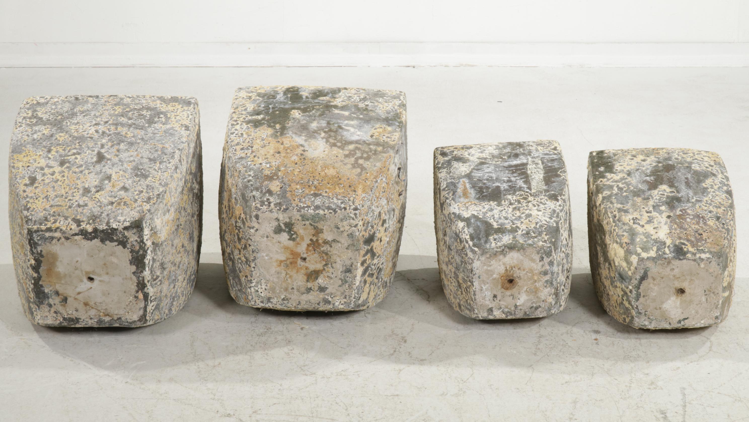 Contemporary Cast Concrete Garden Planters