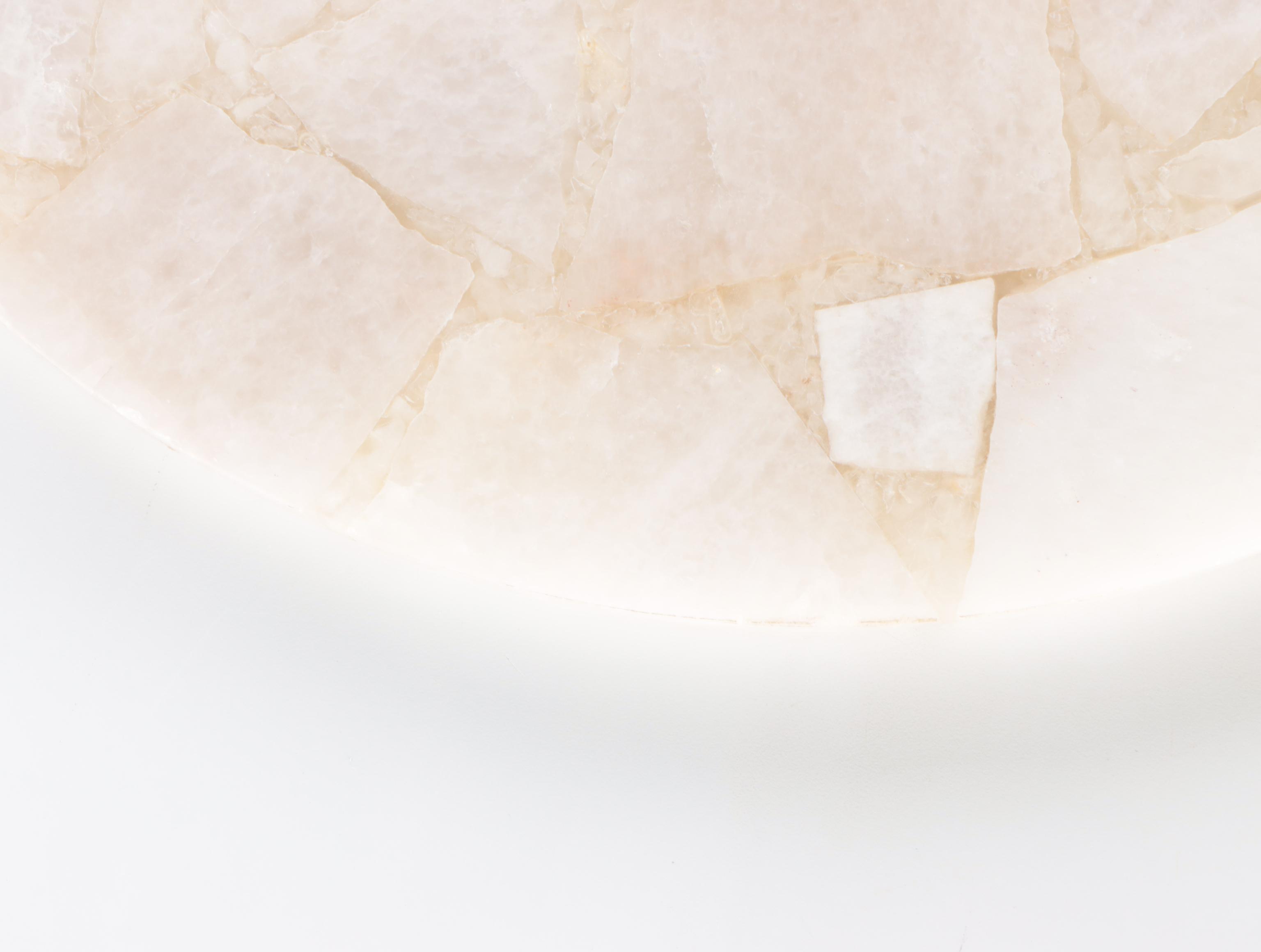 Polished White Quartz Table Tops or Trivets