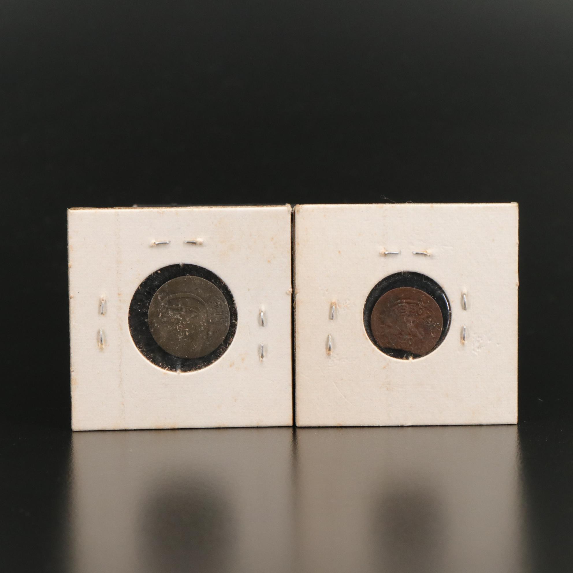 Group of Twenty-Three Copper World Coins