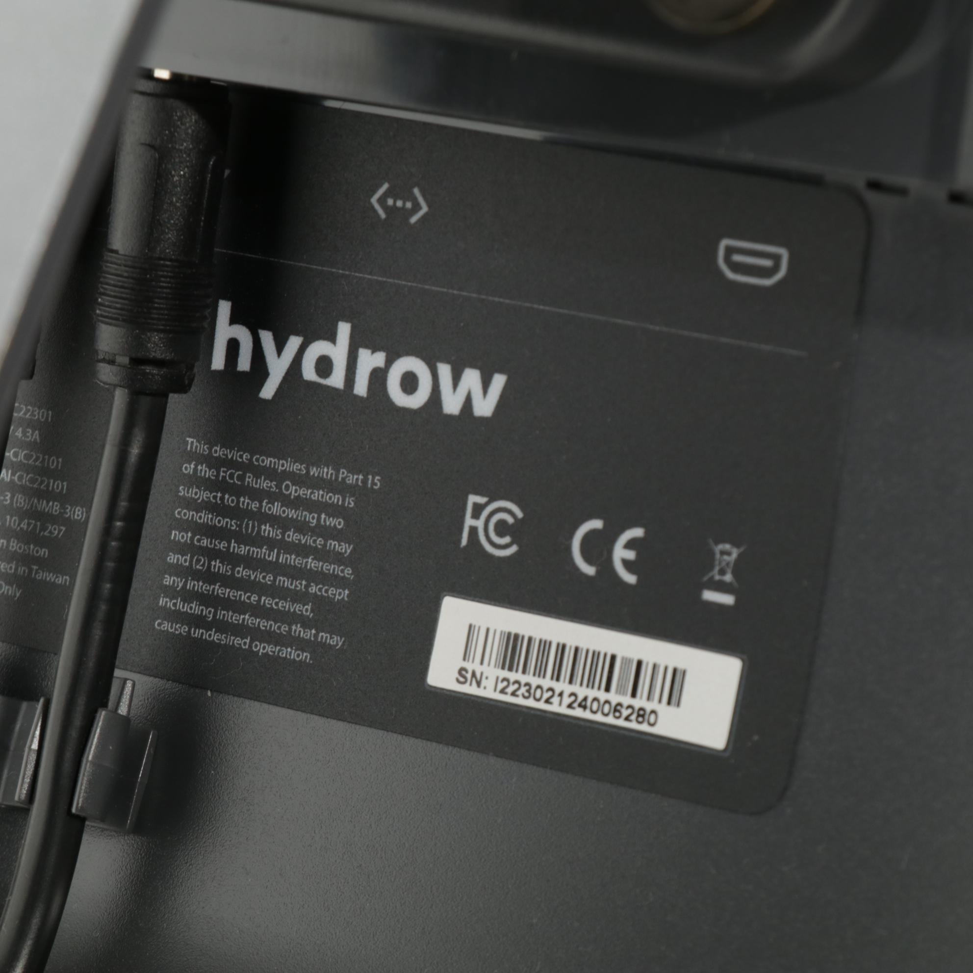 Hydrow Aluminum and Steel Rowing Machine with Pivoting Display Monitor and Mat