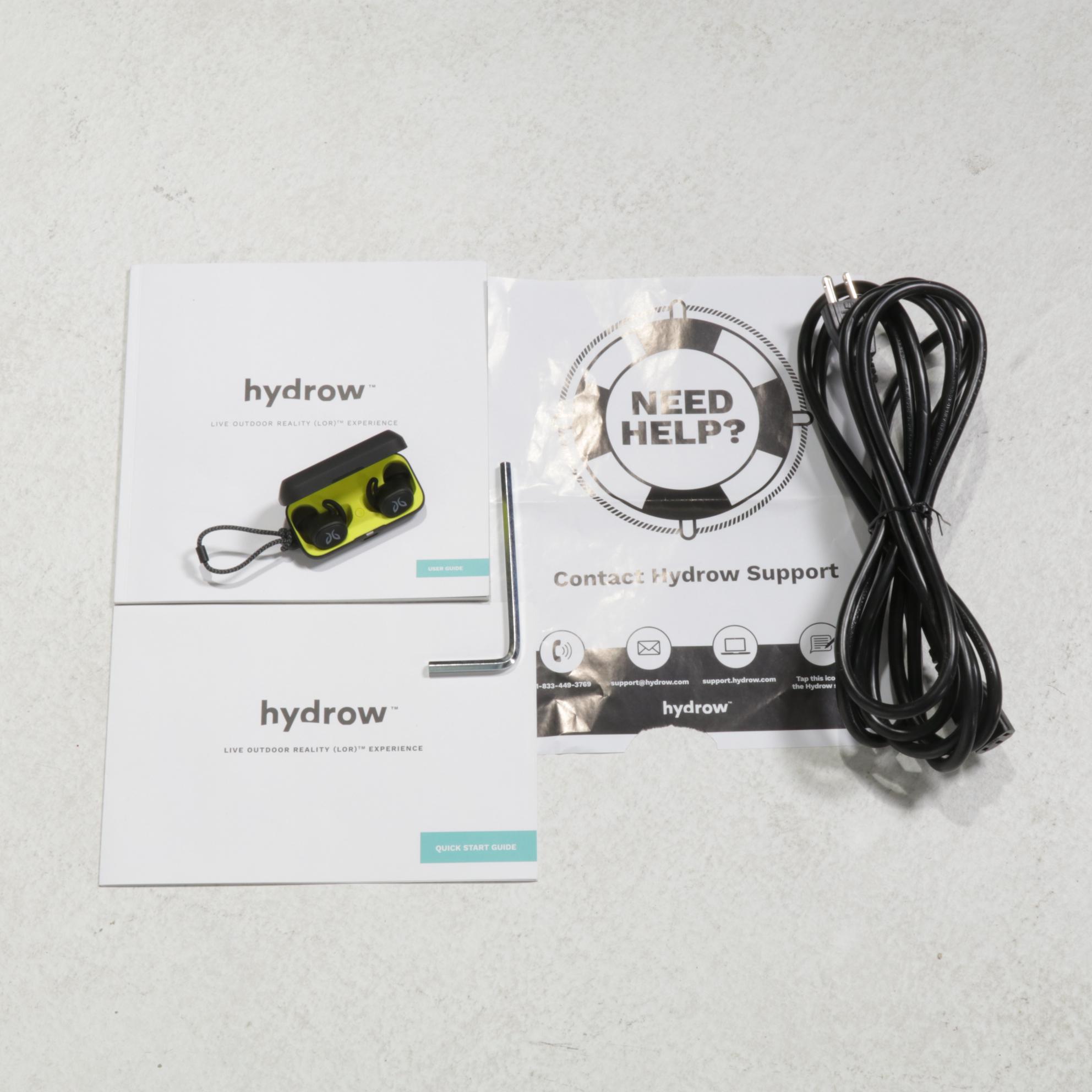 Hydrow Aluminum and Steel Rowing Machine with Pivoting Display Monitor and Mat