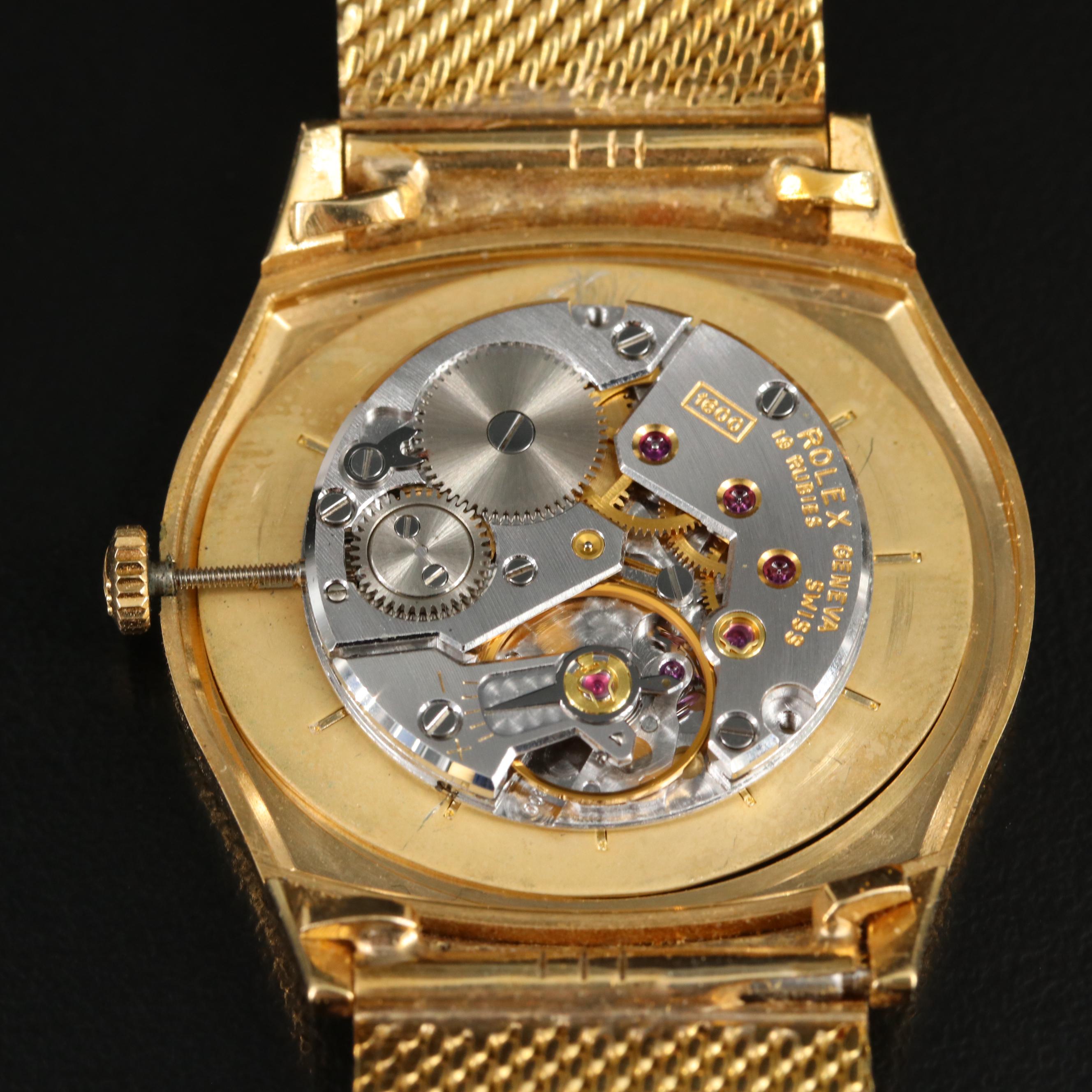 18K Rolex Cellini Sigma Dial Watch