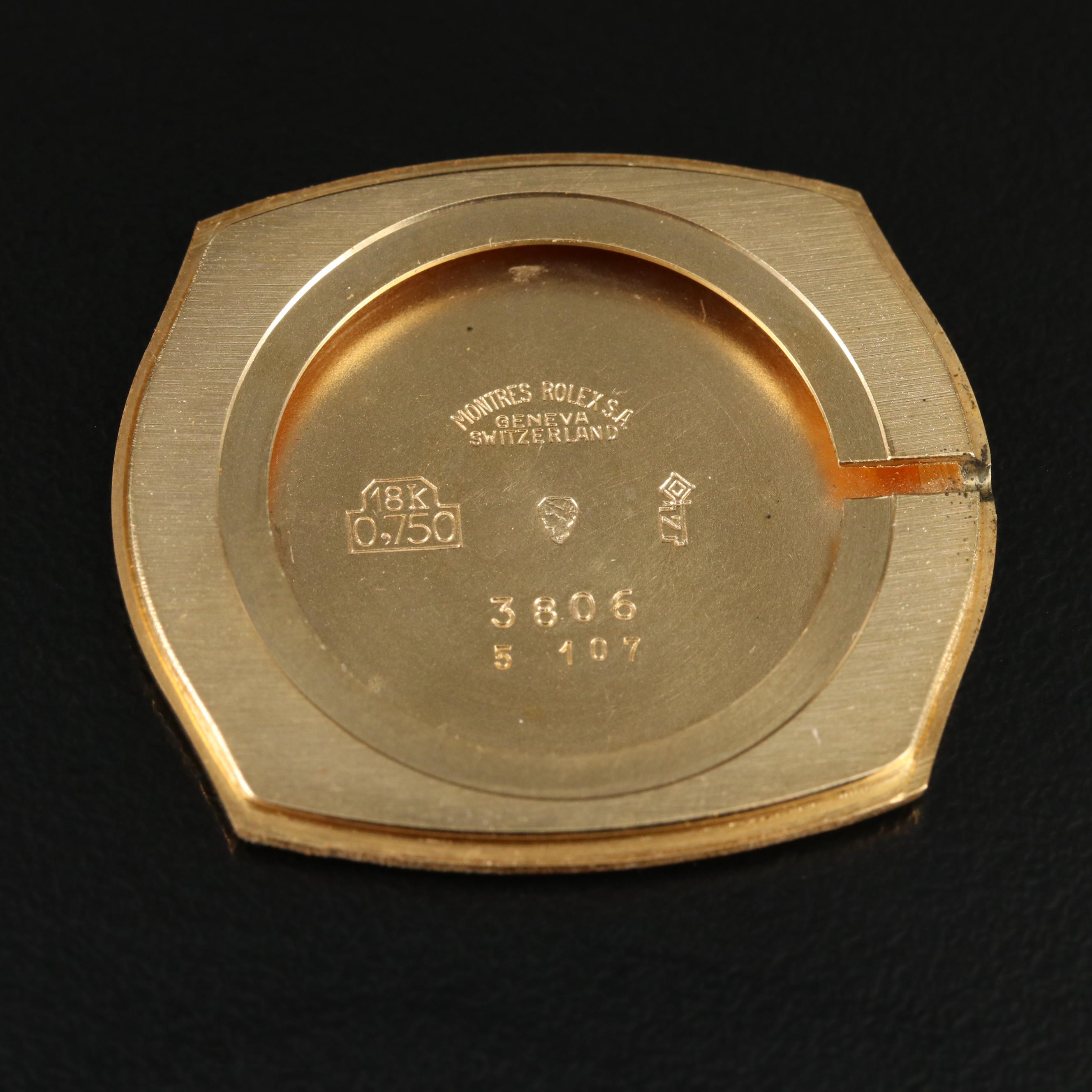 18K Rolex Cellini Sigma Dial Watch