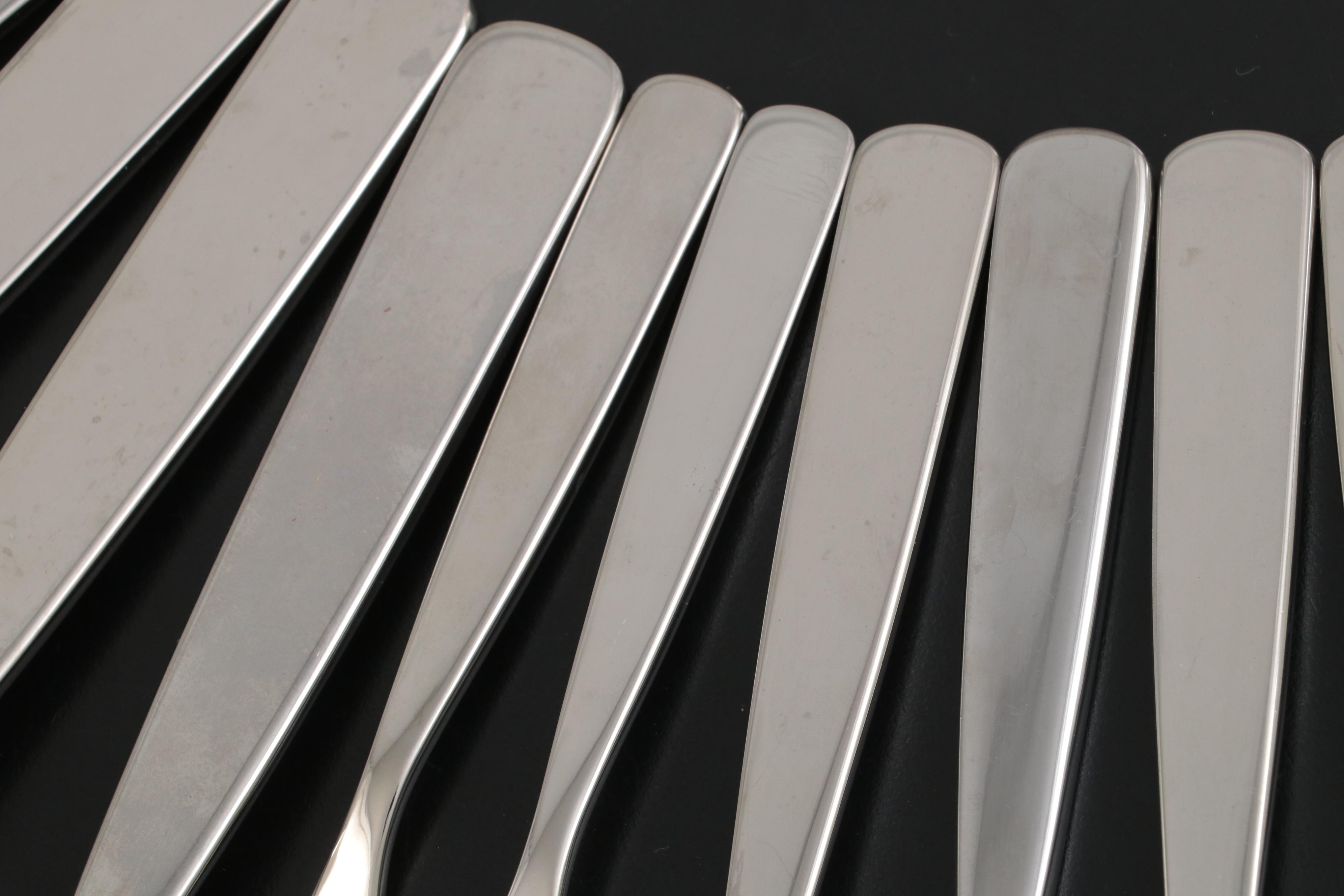 Robert Welch "Mercury" Stainless Flatware in an Expandable Tray