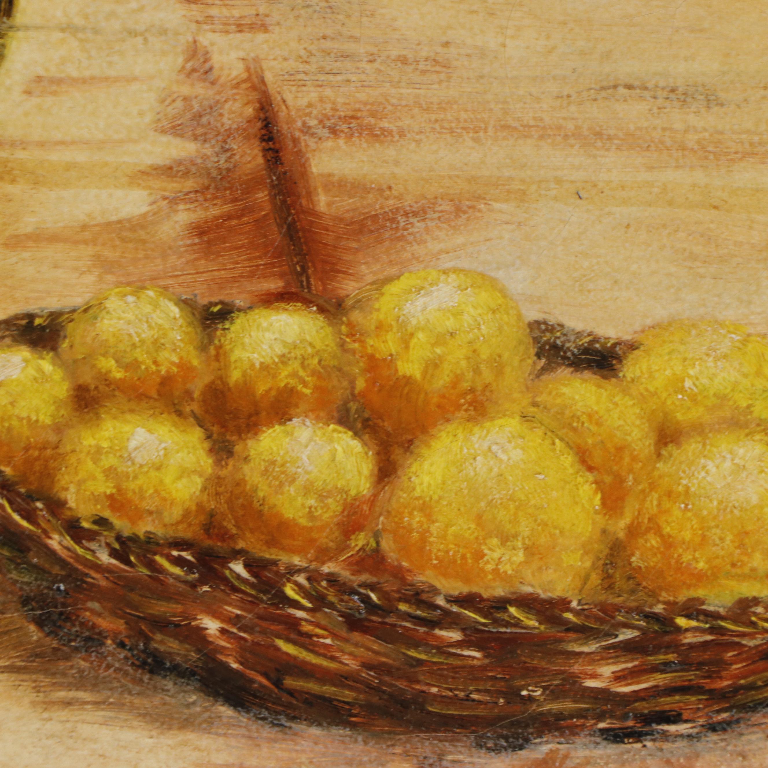 Oil Painting of Seated Figure