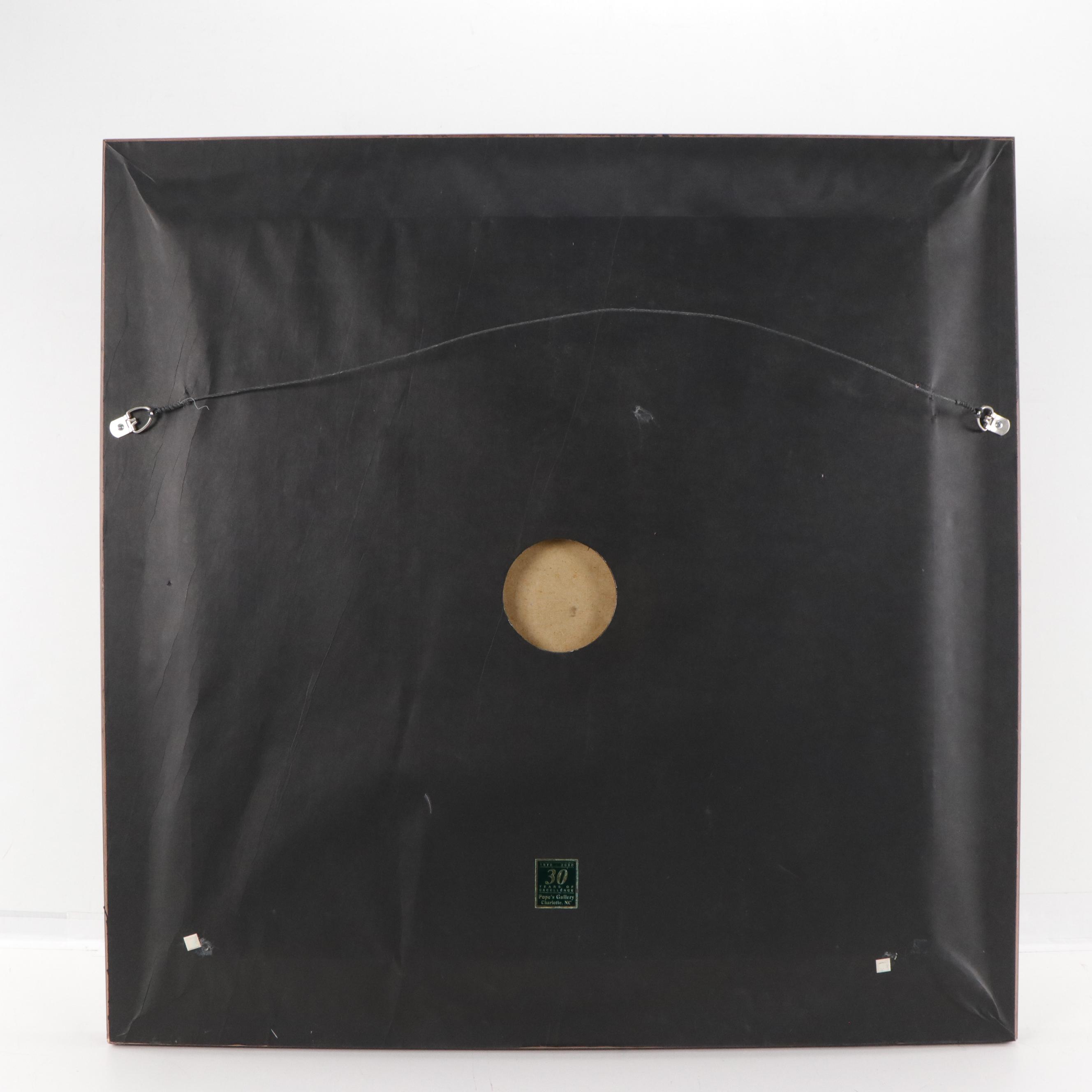 Oil Painting of Seated Figure