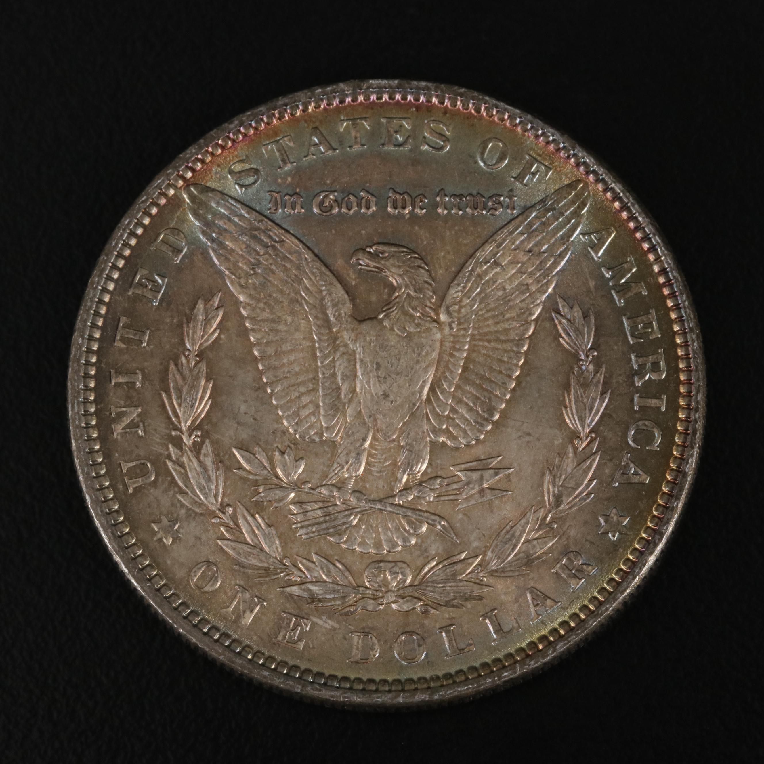 1886 and 1887 Uncirculated Morgan Silver Dollars