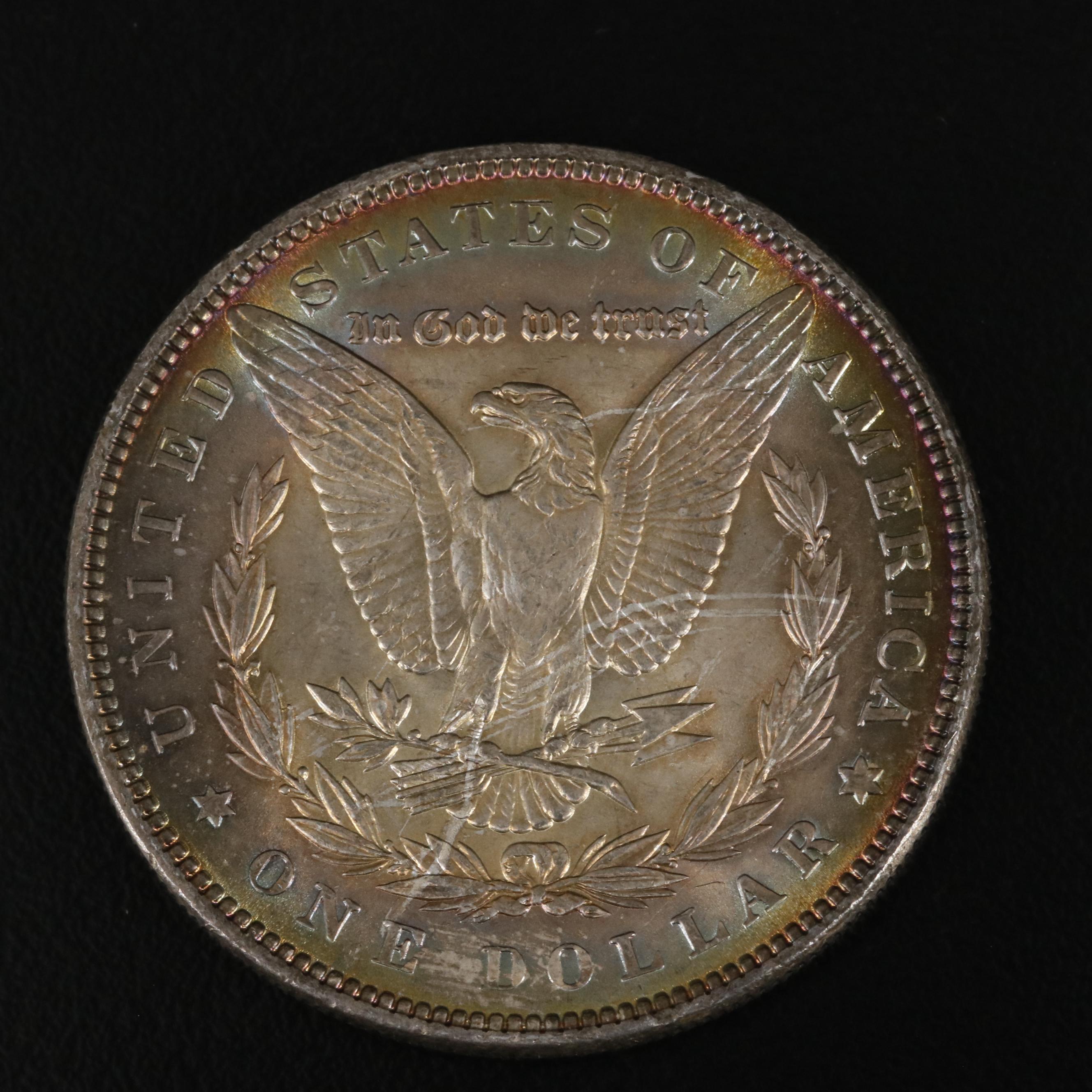 1886 and 1887 Uncirculated Morgan Silver Dollars