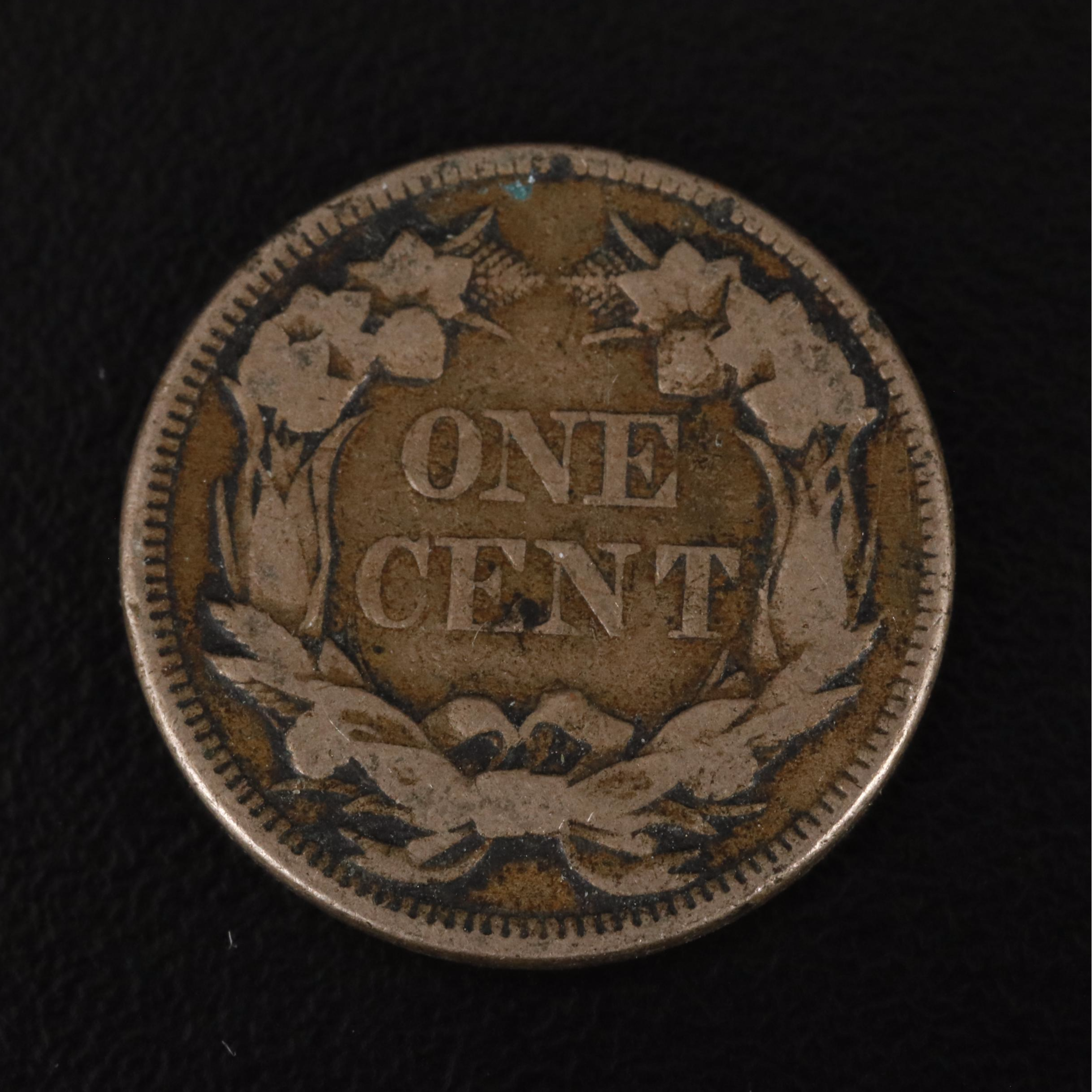 Four Flying Eagle Cents