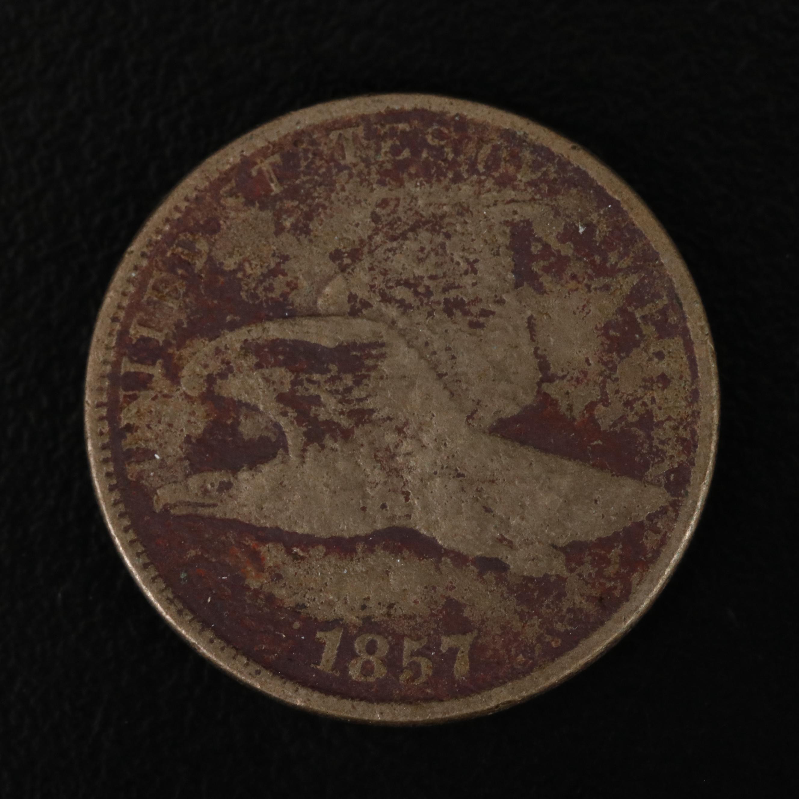 Four Flying Eagle Cents