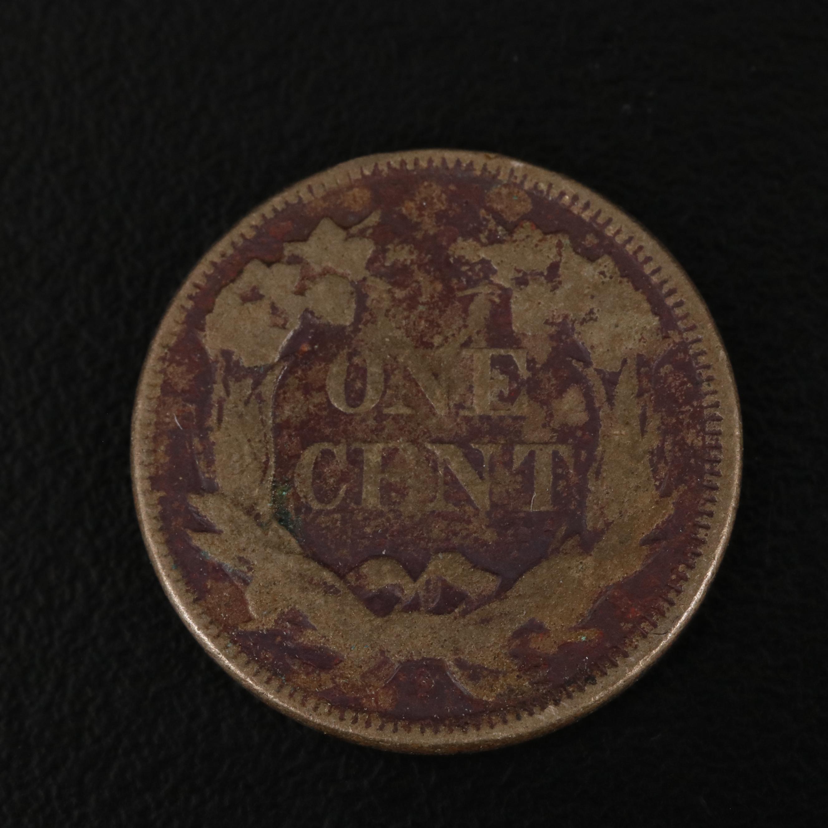 Four Flying Eagle Cents