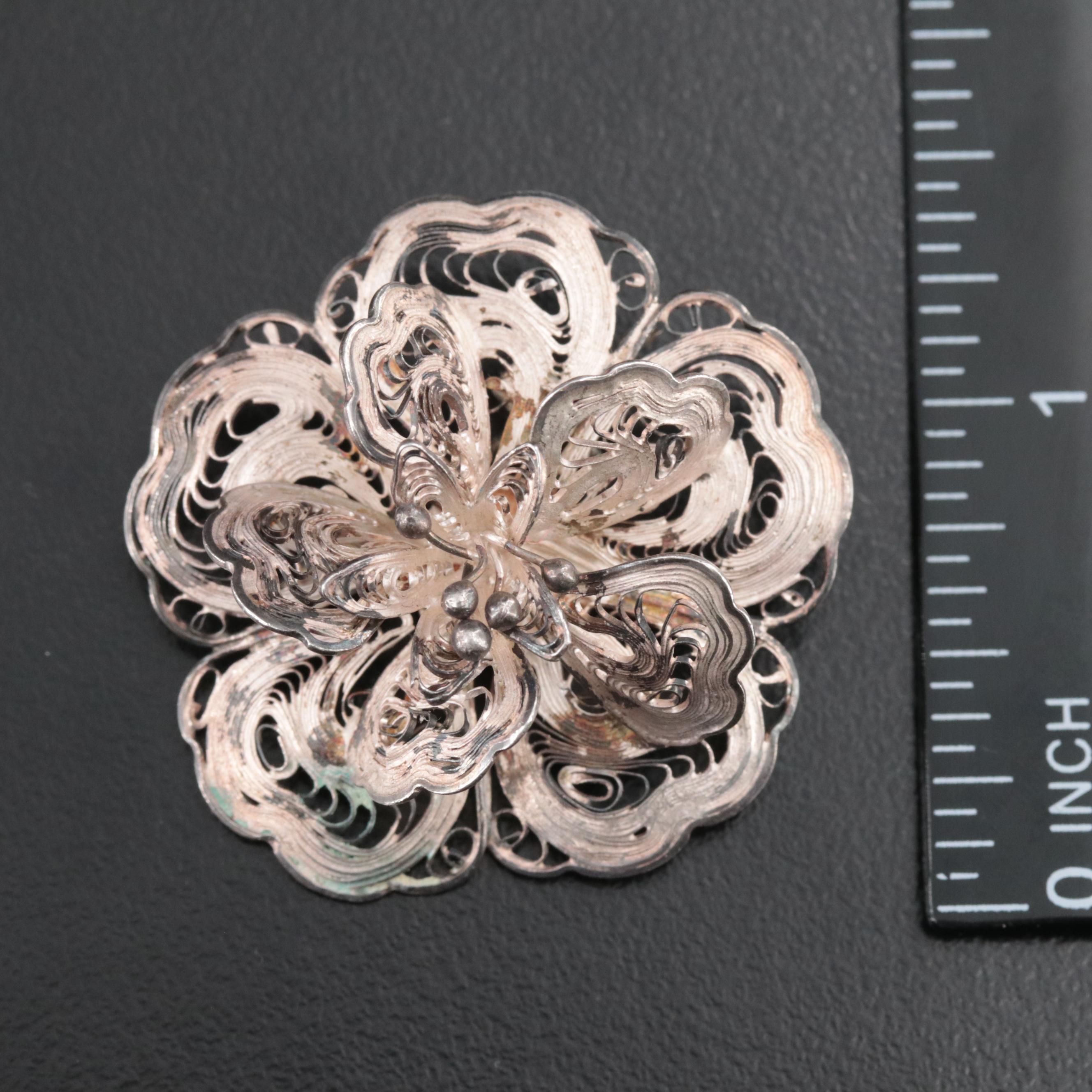 Sterling Jewelry Assortment Including 14K, Opal and Sapphire