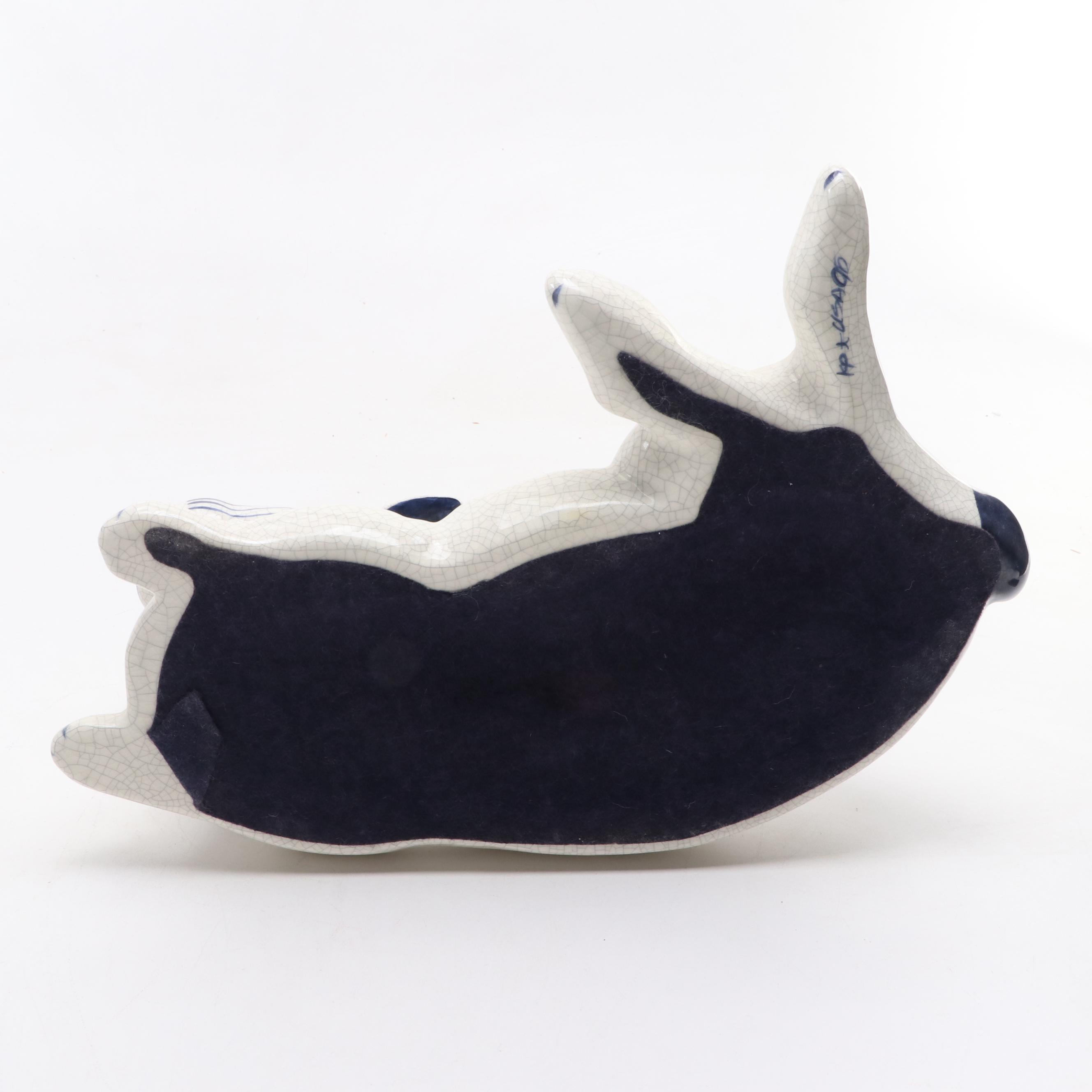 Ceramic Rabbit Figurines