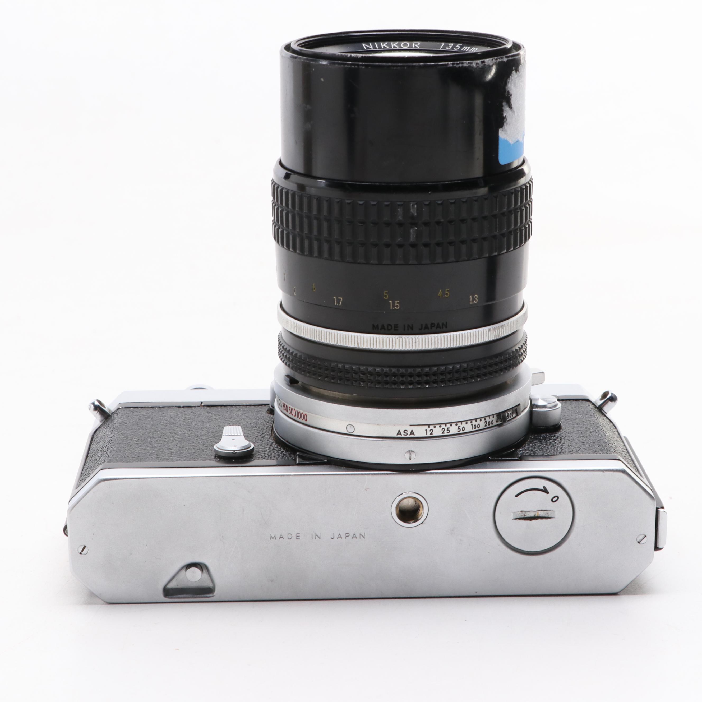 Nikon Nikkormat 35mm Cameras with Nikkor Lenses