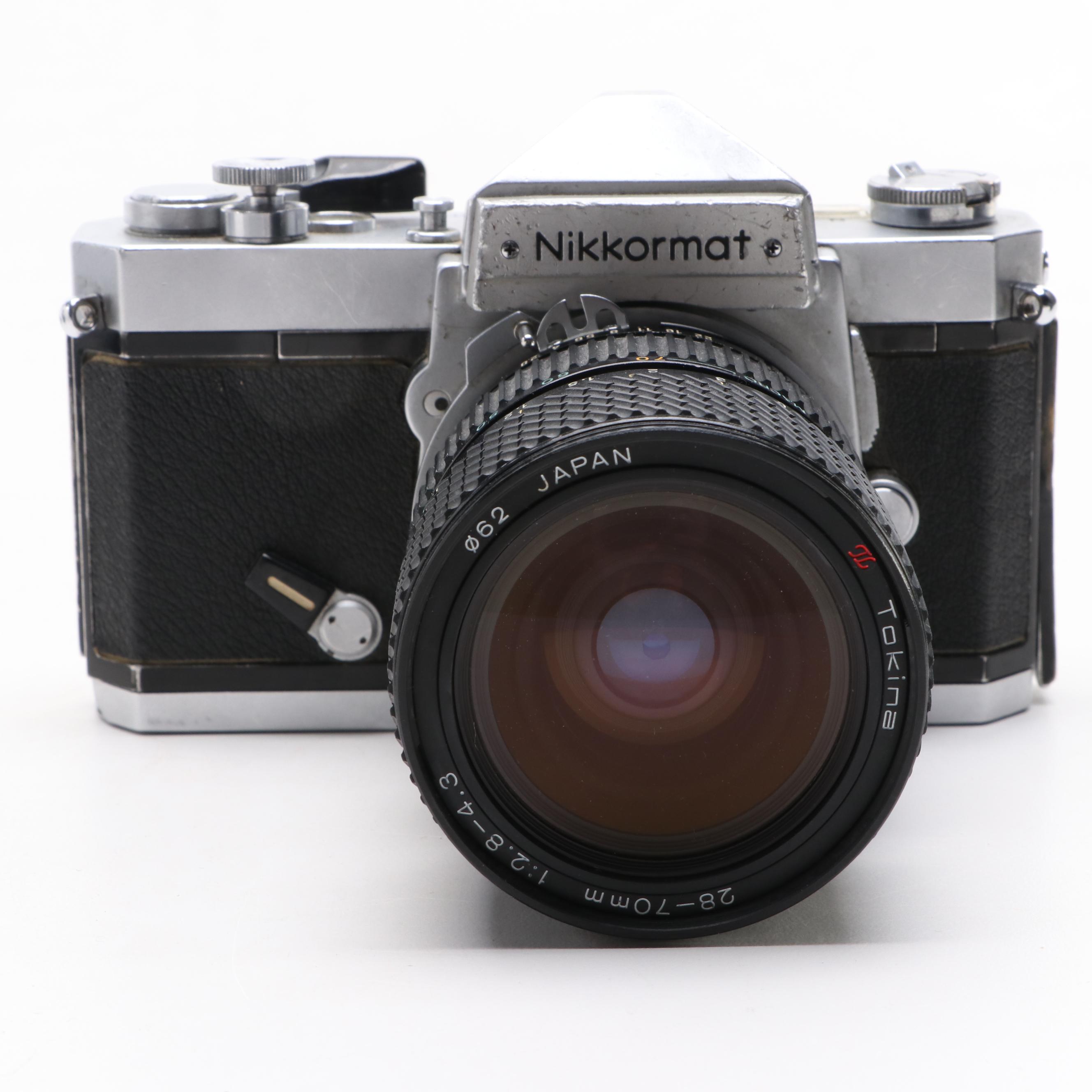 Nikon Nikkormat 35mm Cameras with Nikkor Lenses