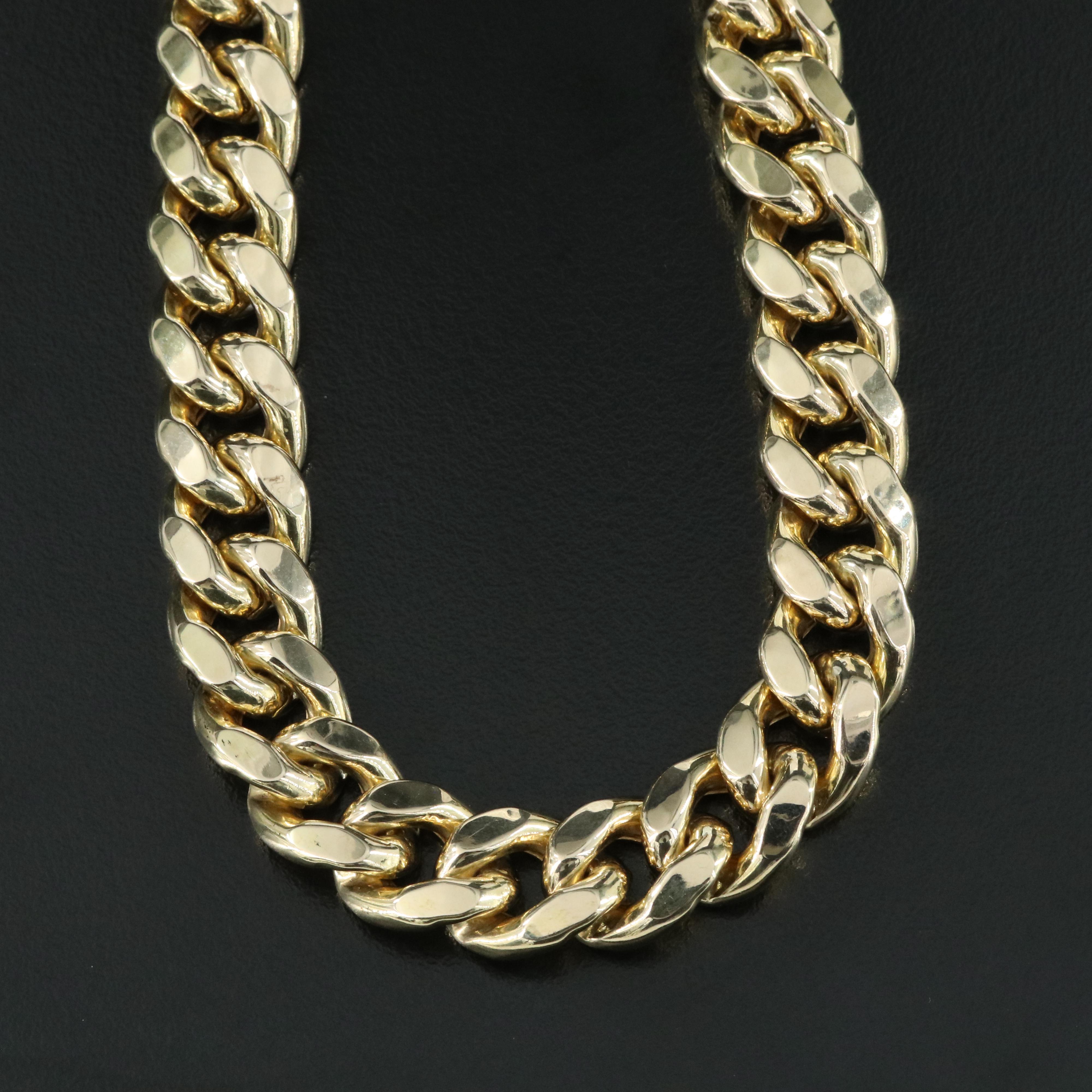 10K Curb Link Chain Necklace
