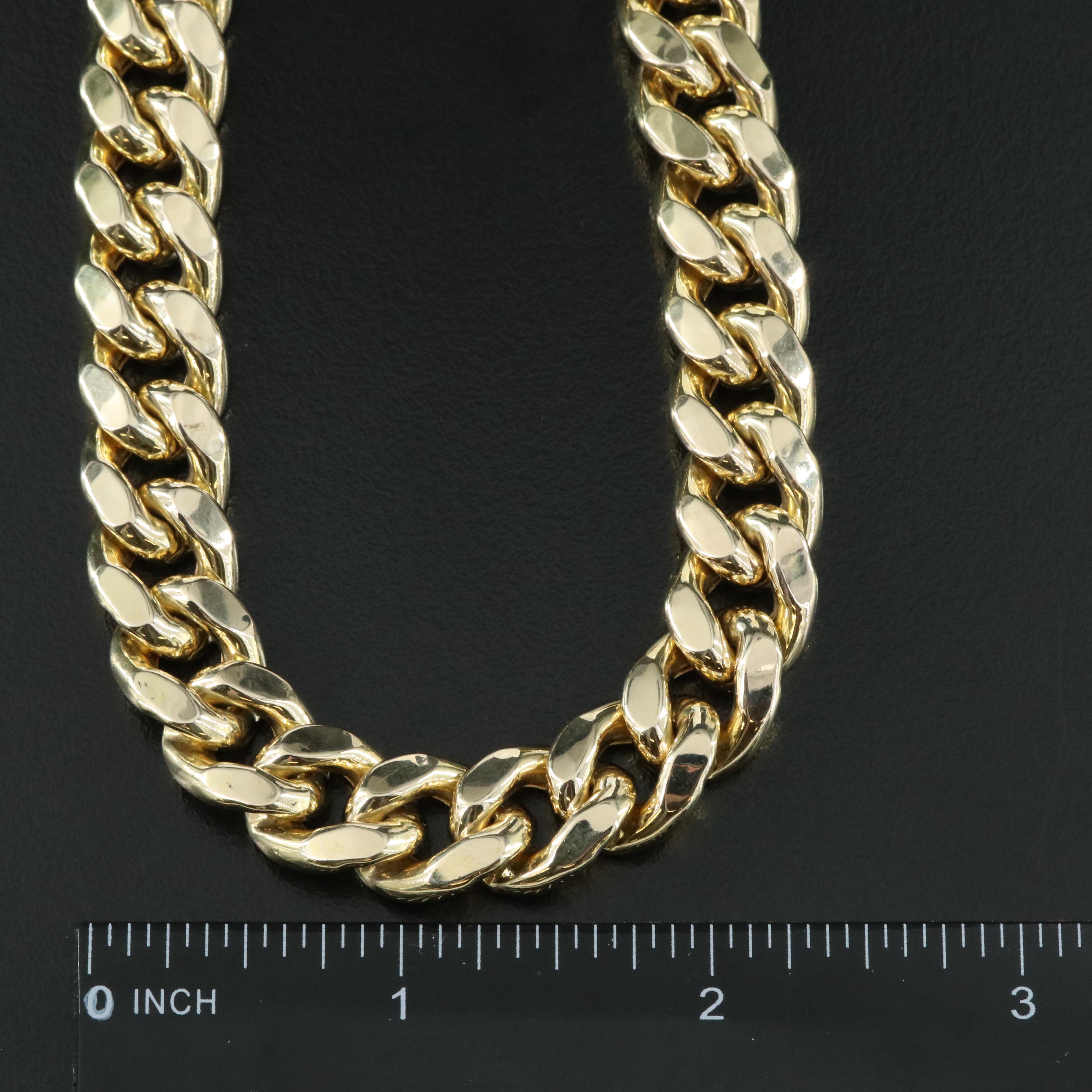 10K Curb Link Chain Necklace