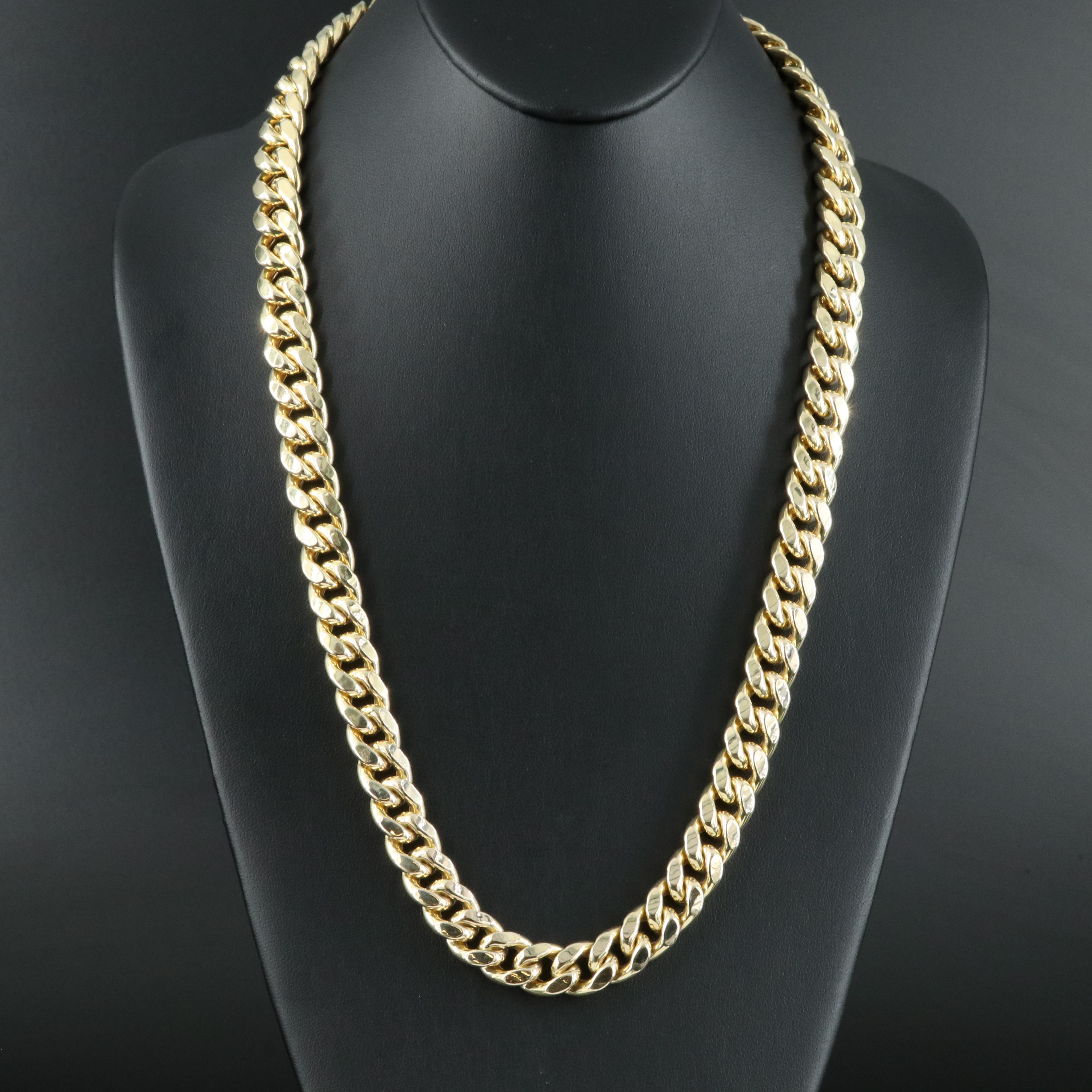 10K Curb Link Chain Necklace