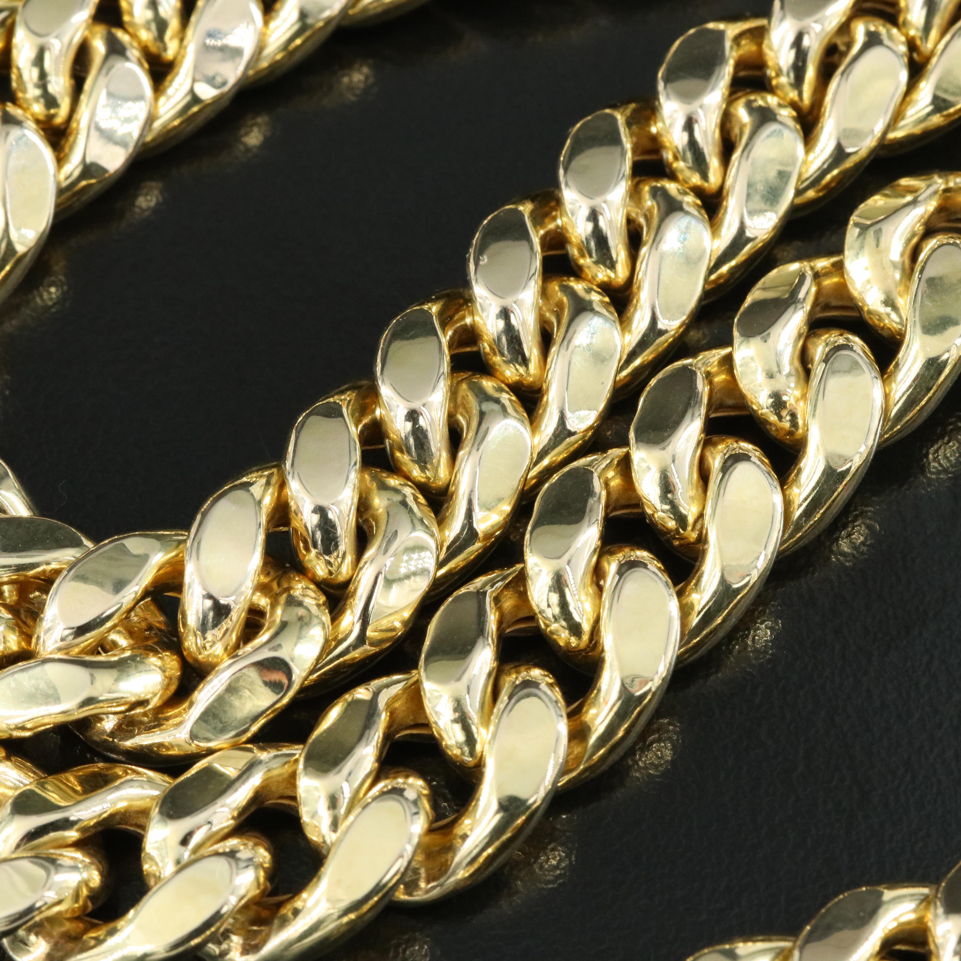 10K Curb Link Chain Necklace