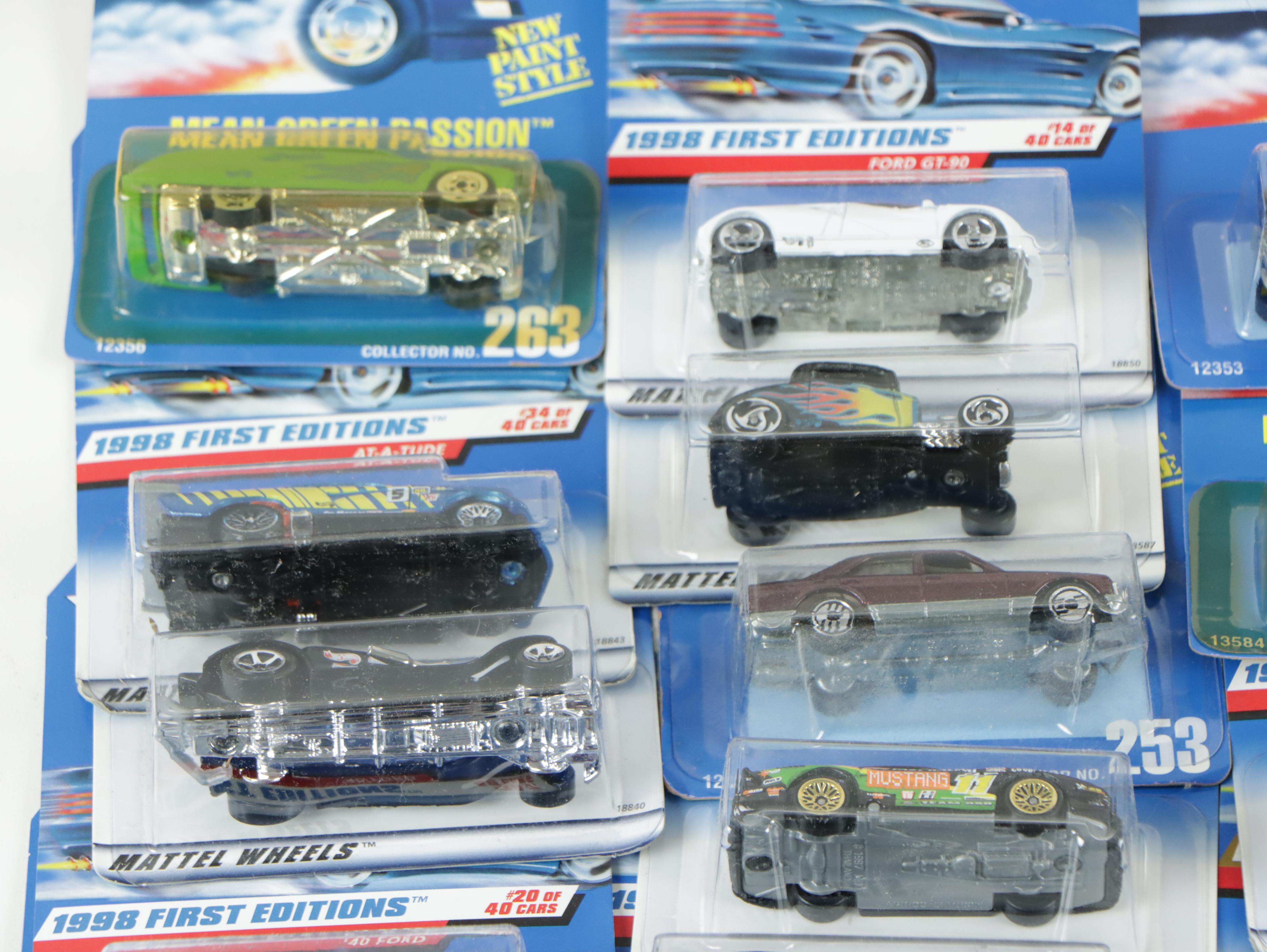 Mattel Hot Wheels 1998 First Editions and Other Hot Wheels Toy Cars