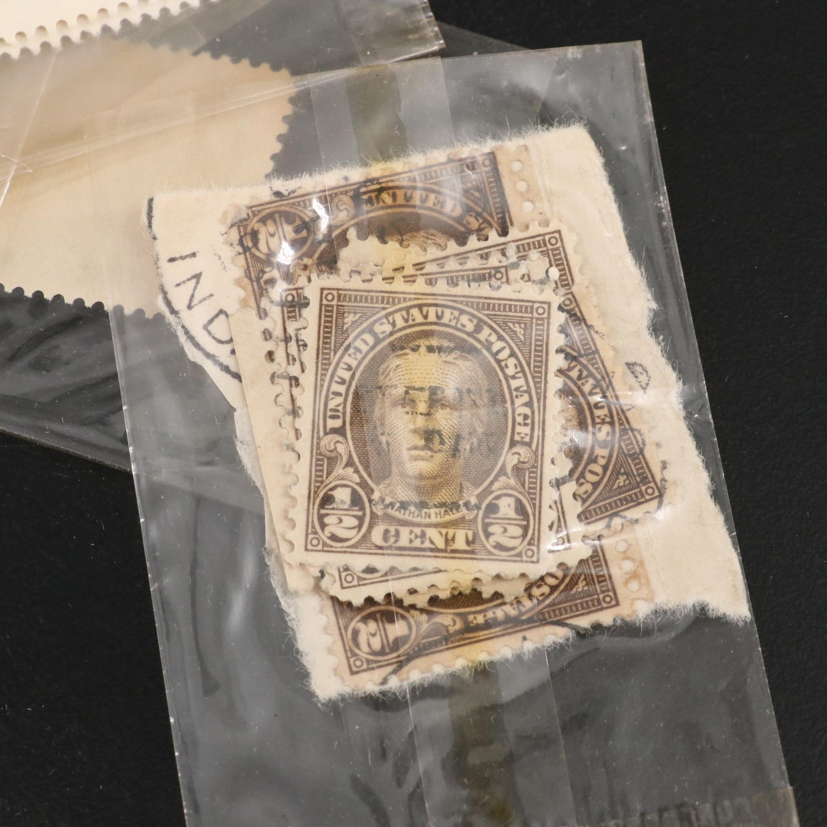 Large Assortment of Single U.S. Postage Stamps