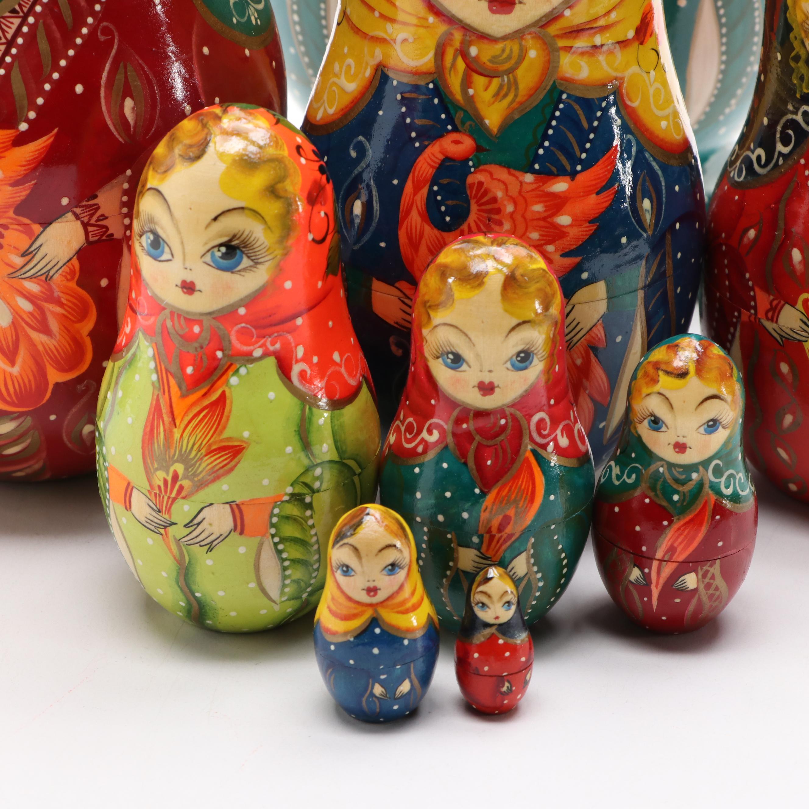Russian Wooden Matryoshka Doll, 1992