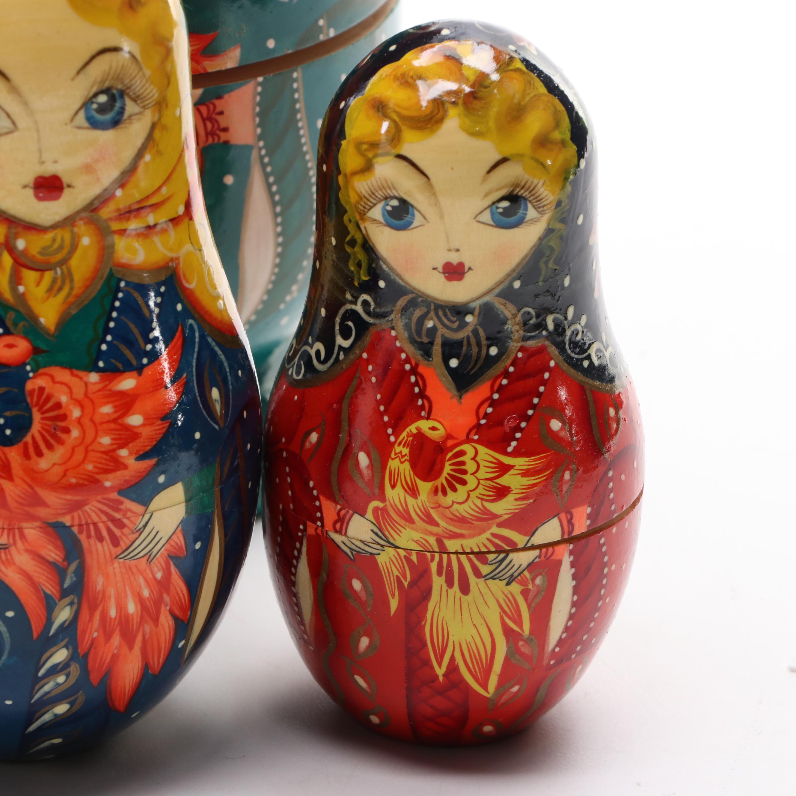Russian Wooden Matryoshka Doll, 1992