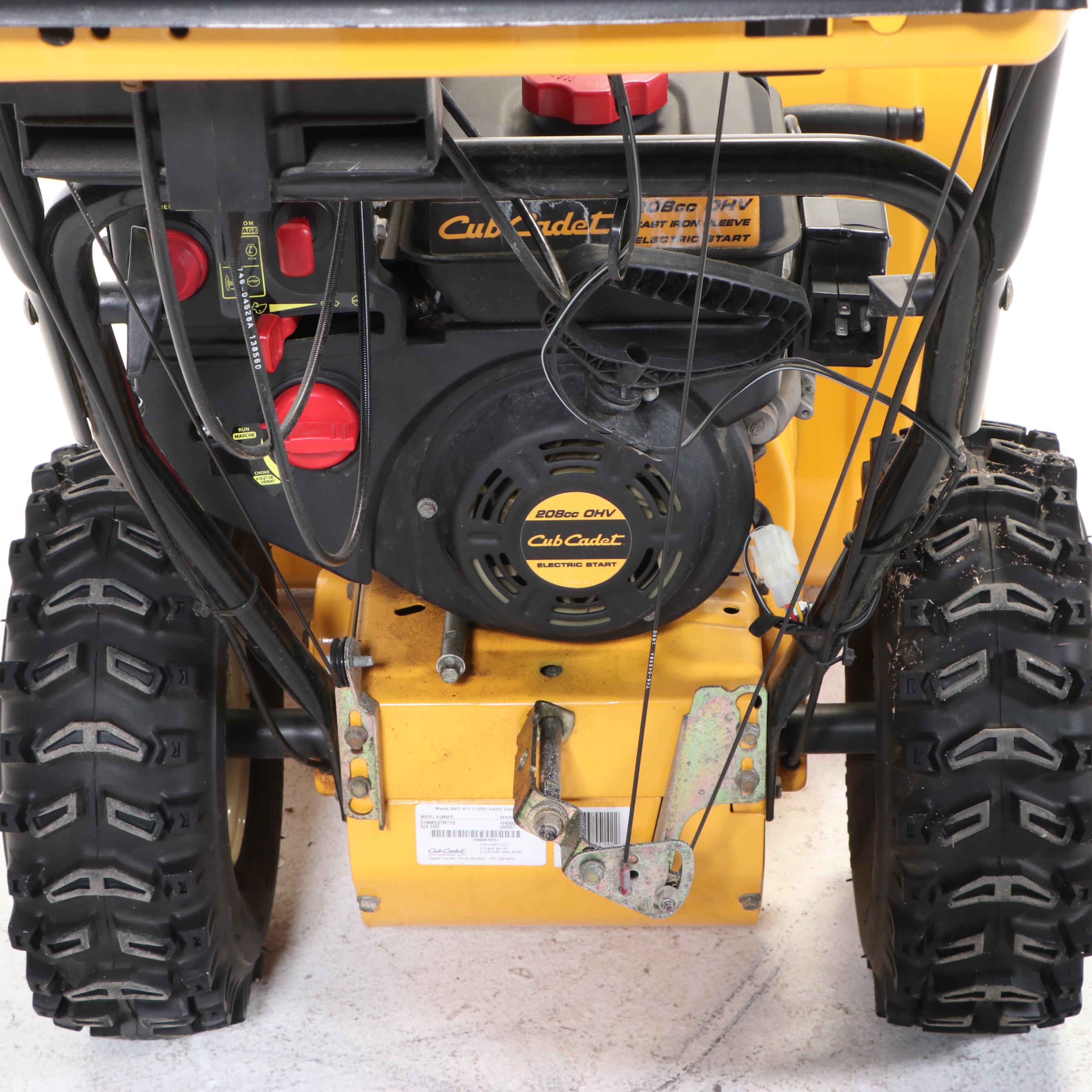 Cub Cadet Electric Start Two Stage Gas Powered Snow Blower