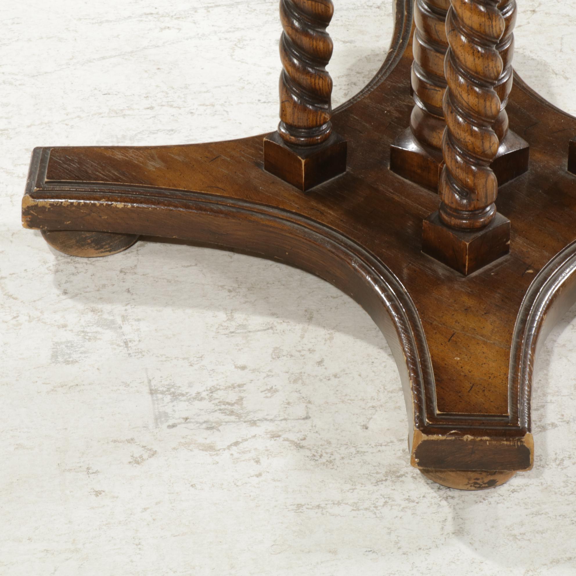 Wood, Laminate and Black Vinyl Seven-Piece Games Table Set, 1970s