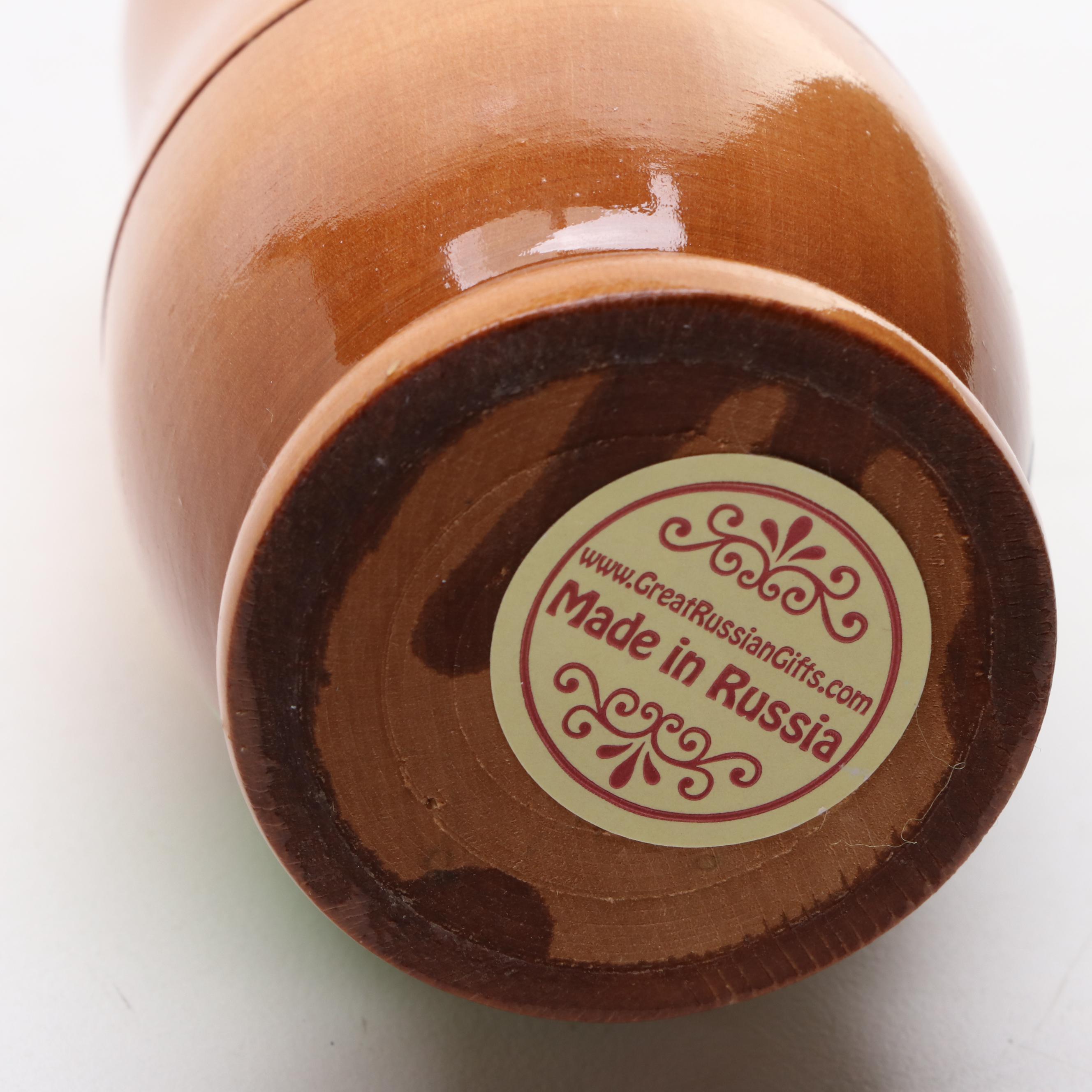 Russian Hand-Crafted Beatles Matryoshka Doll