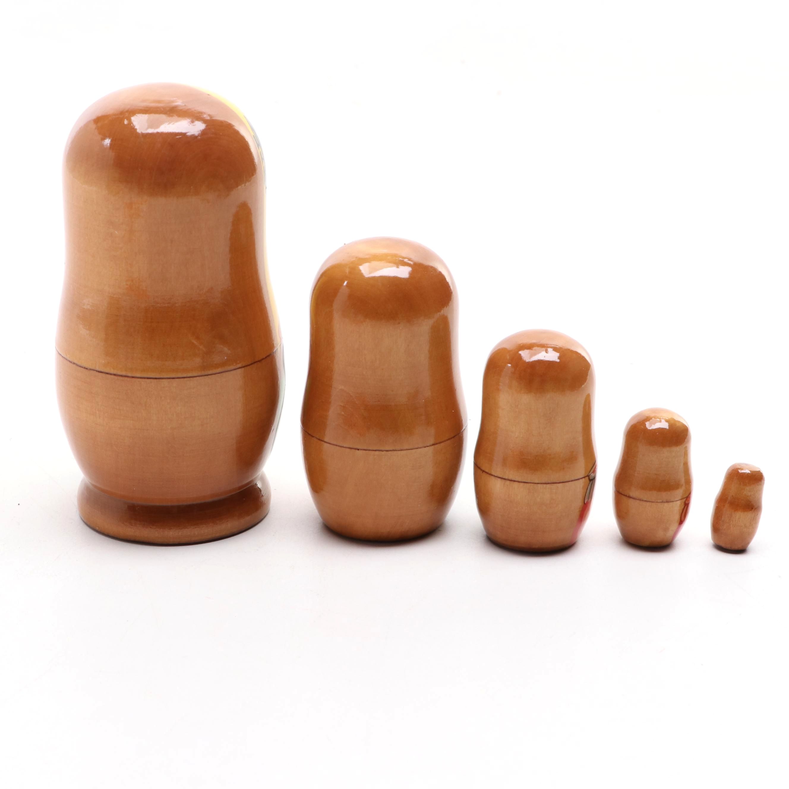 Russian Hand-Crafted Beatles Matryoshka Doll