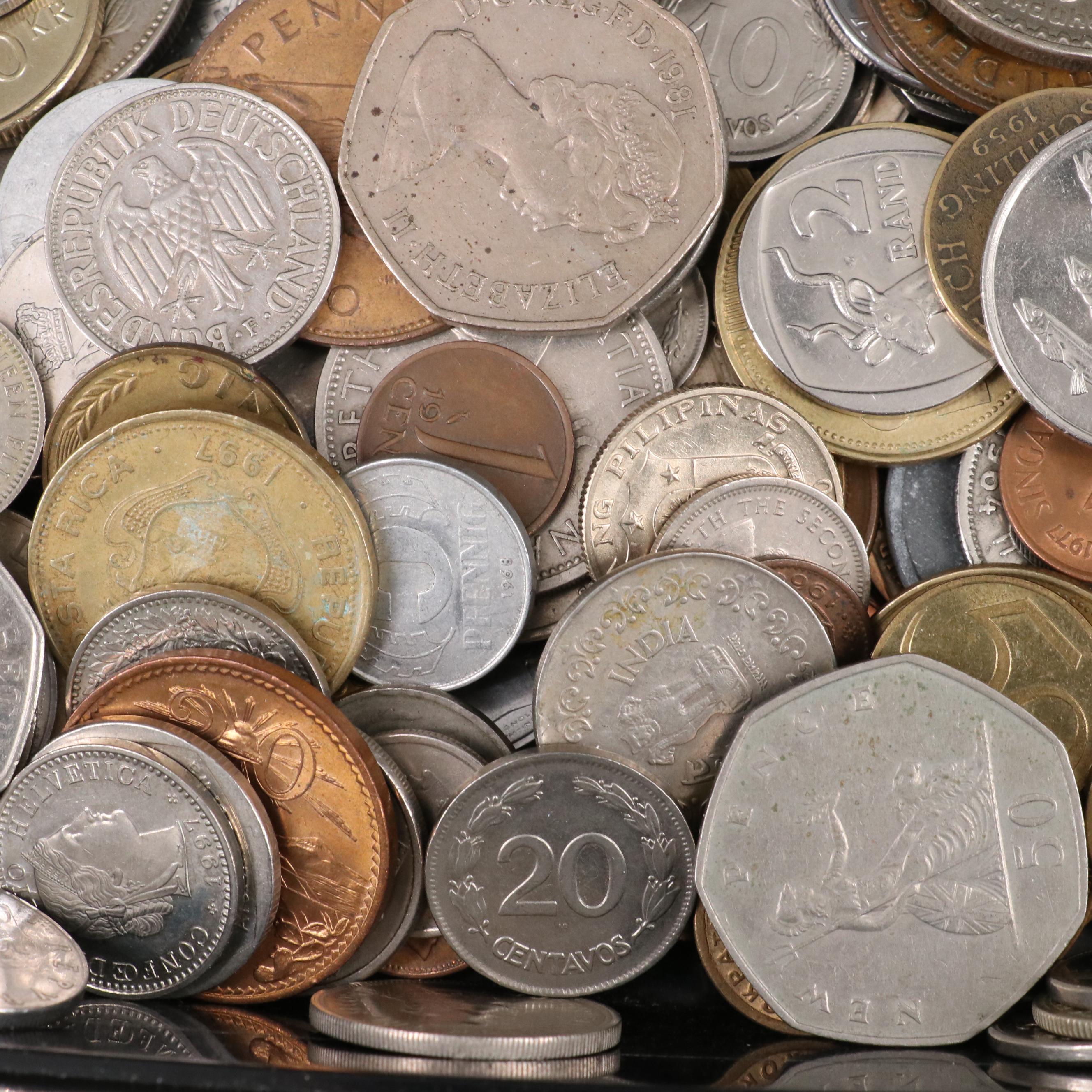 Group of Over 350 Foreign Coins