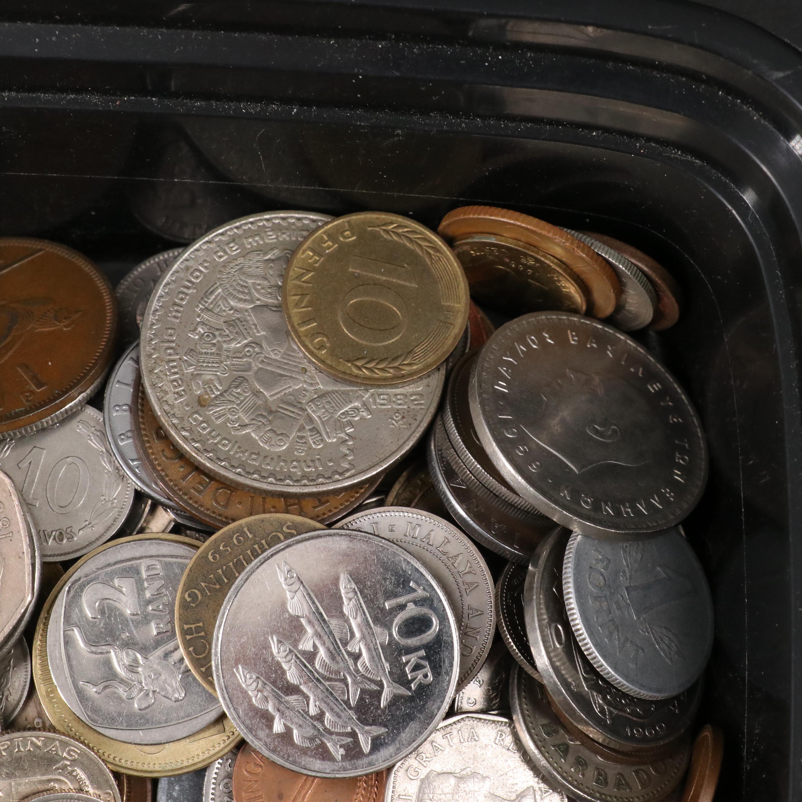 Group of Over 350 Foreign Coins