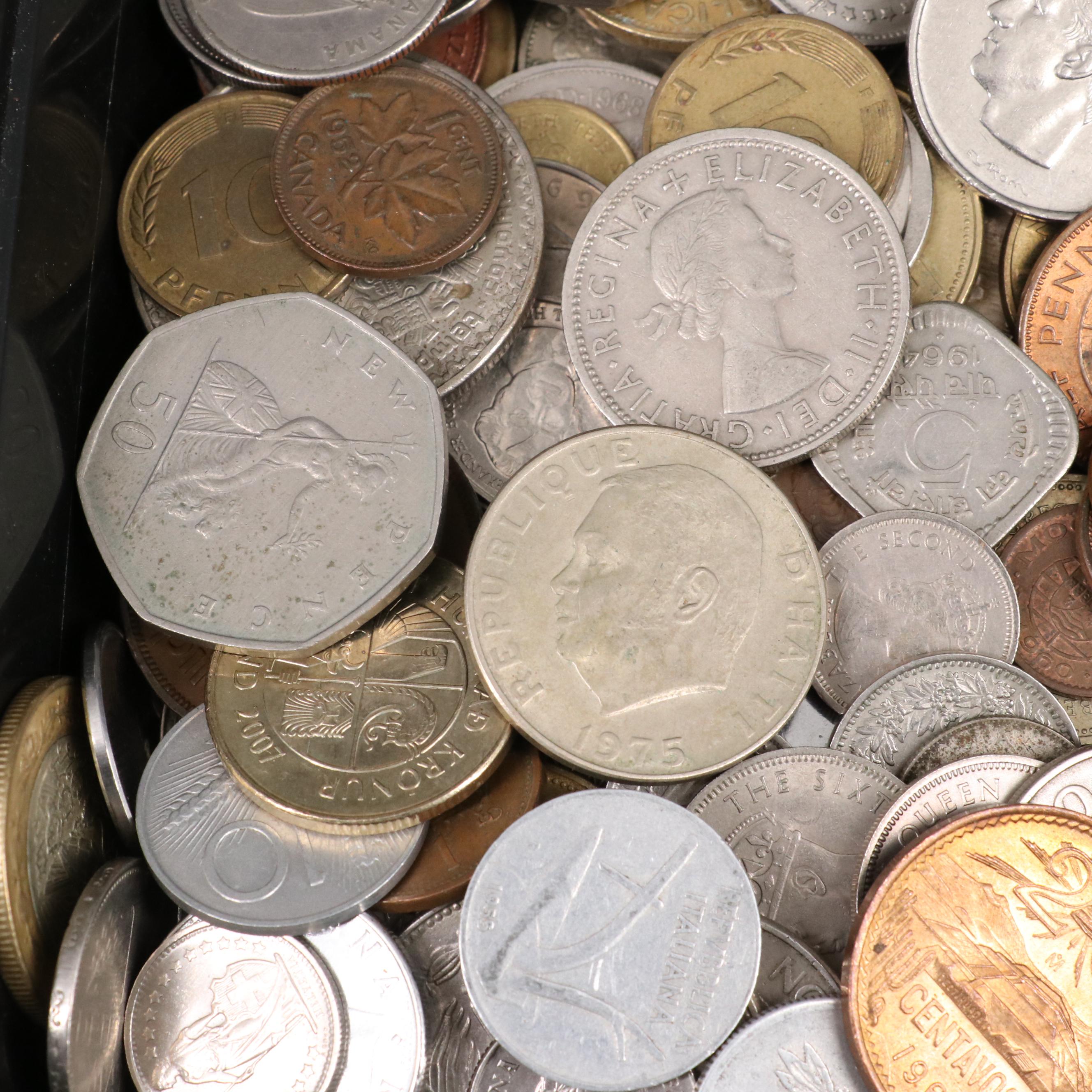 Group of Over 350 Foreign Coins