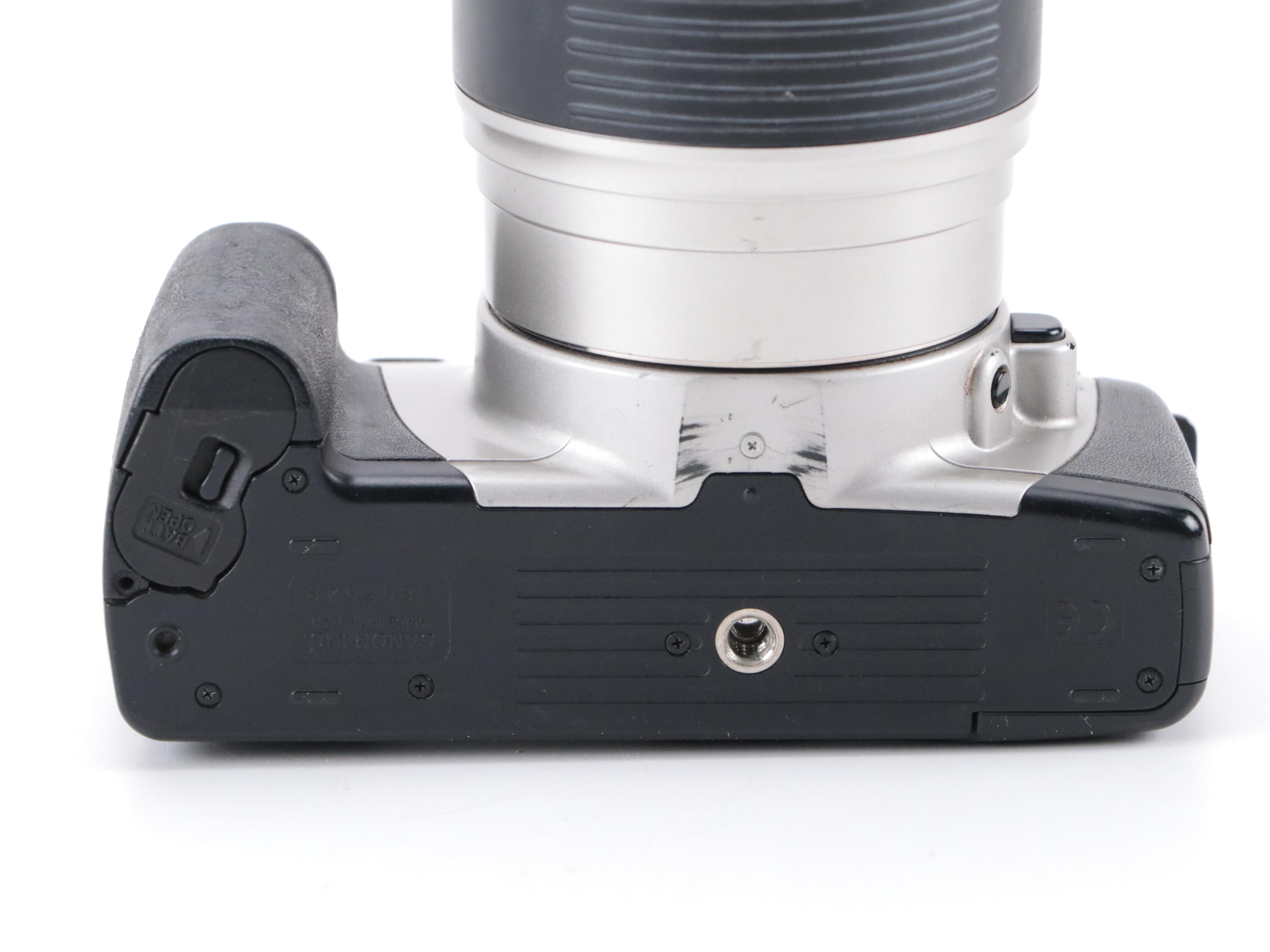 Canon EOS Rebel 2000 and EOS Elan II E 35mm Film Cameras With Lenses