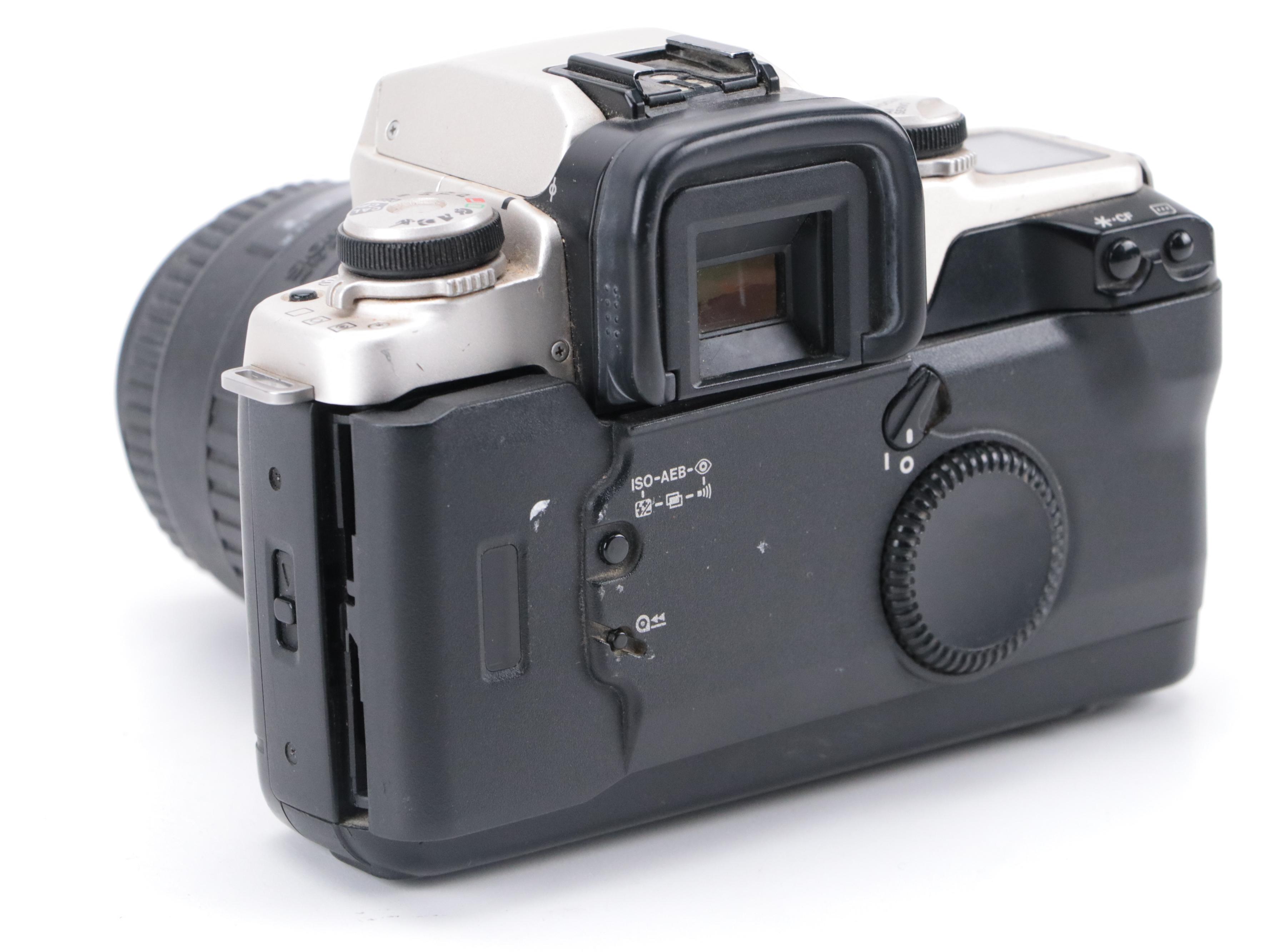 Canon EOS Rebel 2000 and EOS Elan II E 35mm Film Cameras With Lenses