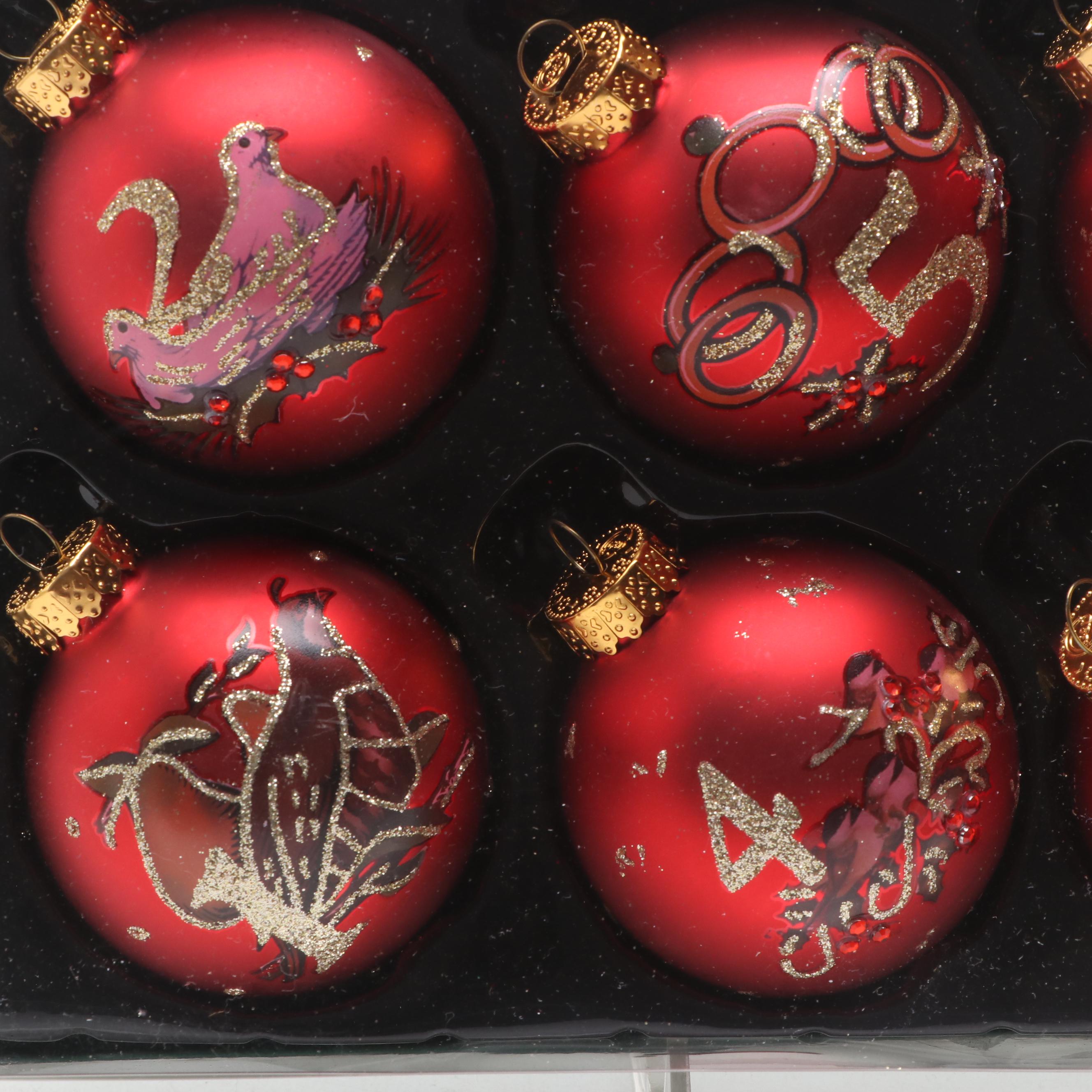 Kurt S. Adler Glass Christmas Ornaments