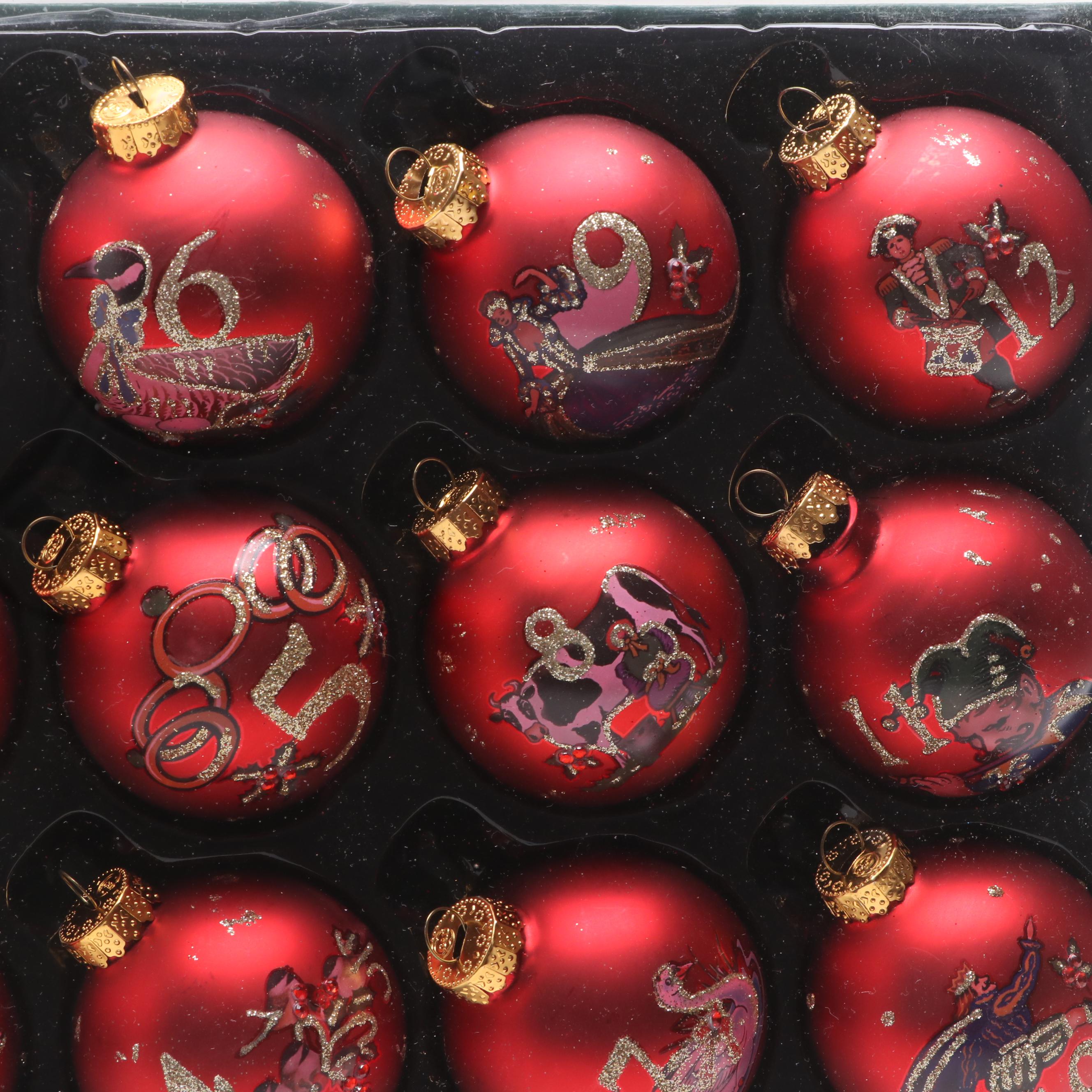 Kurt S. Adler Glass Christmas Ornaments