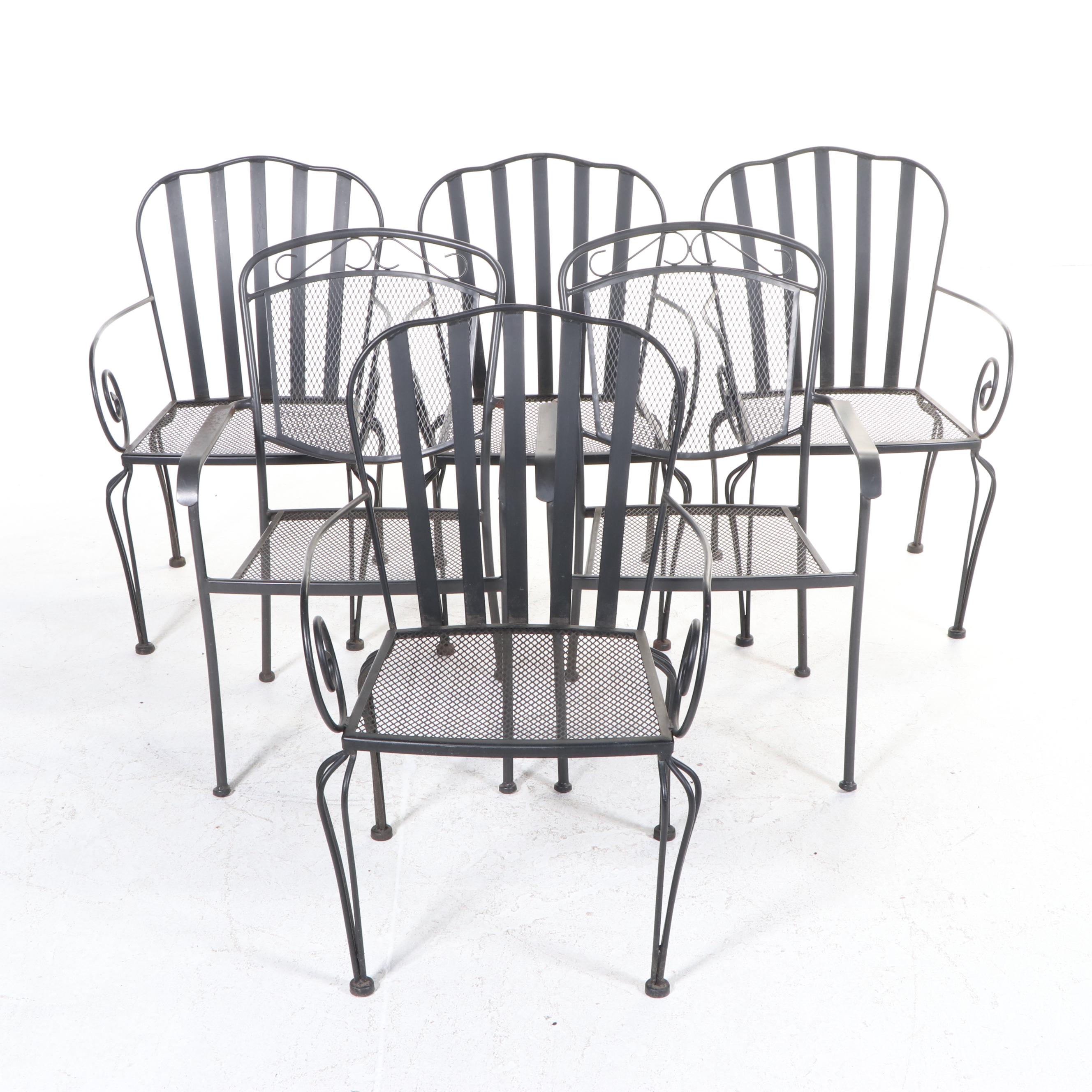 EightPiece PowderCoated Metal Patio Dining Set, Incl. Hampton Bay EBTH